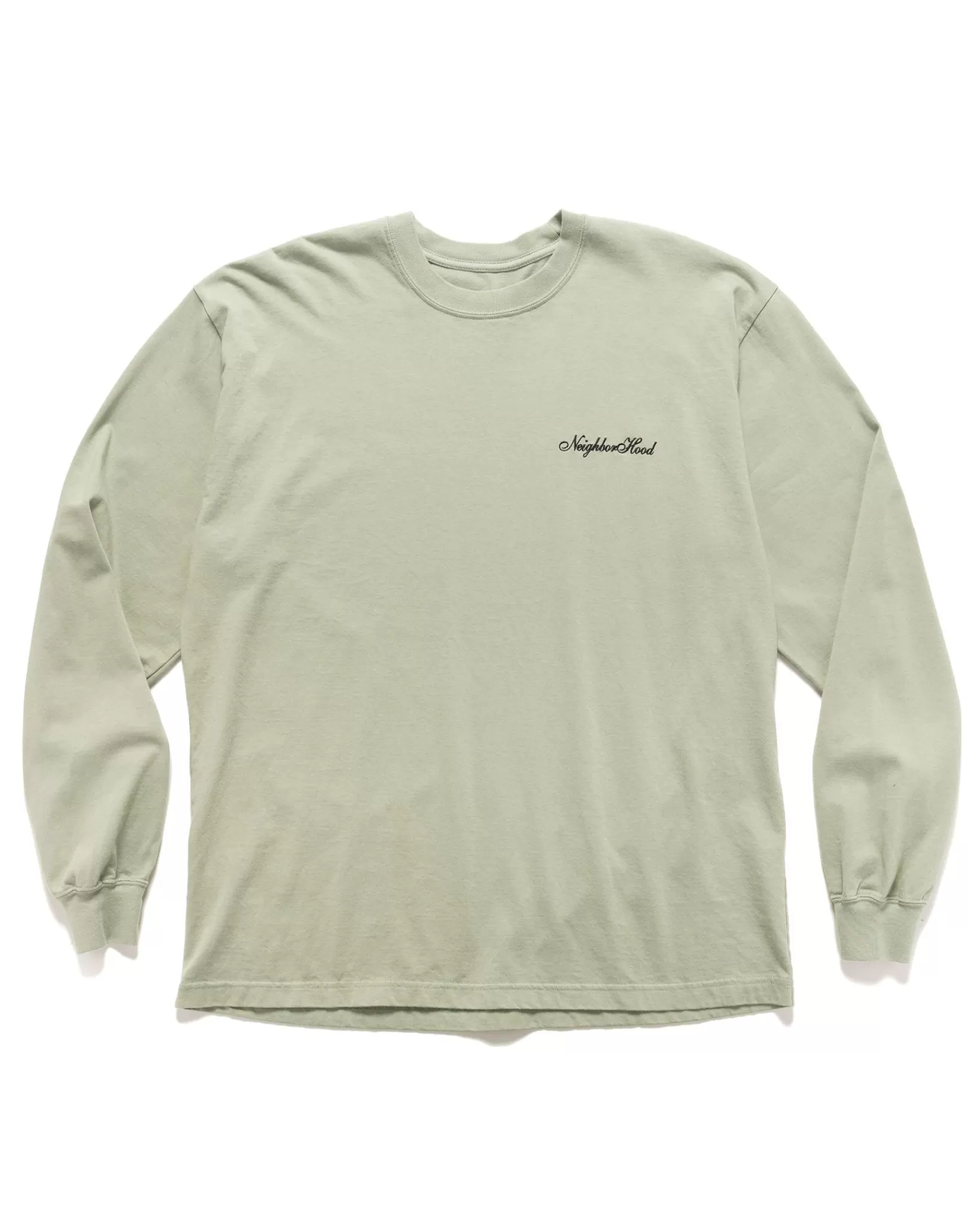 Nh. Tee Ls-3 Sage Green*Neighborhood Cheap