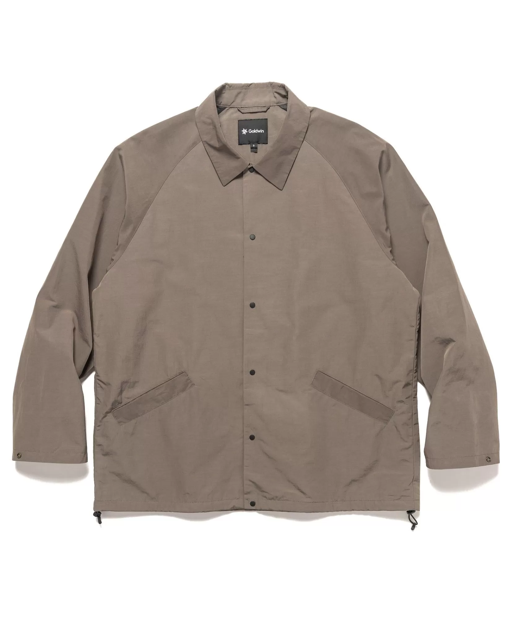 Nylon Coach Jacket Taupe Gray*Goldwin Best