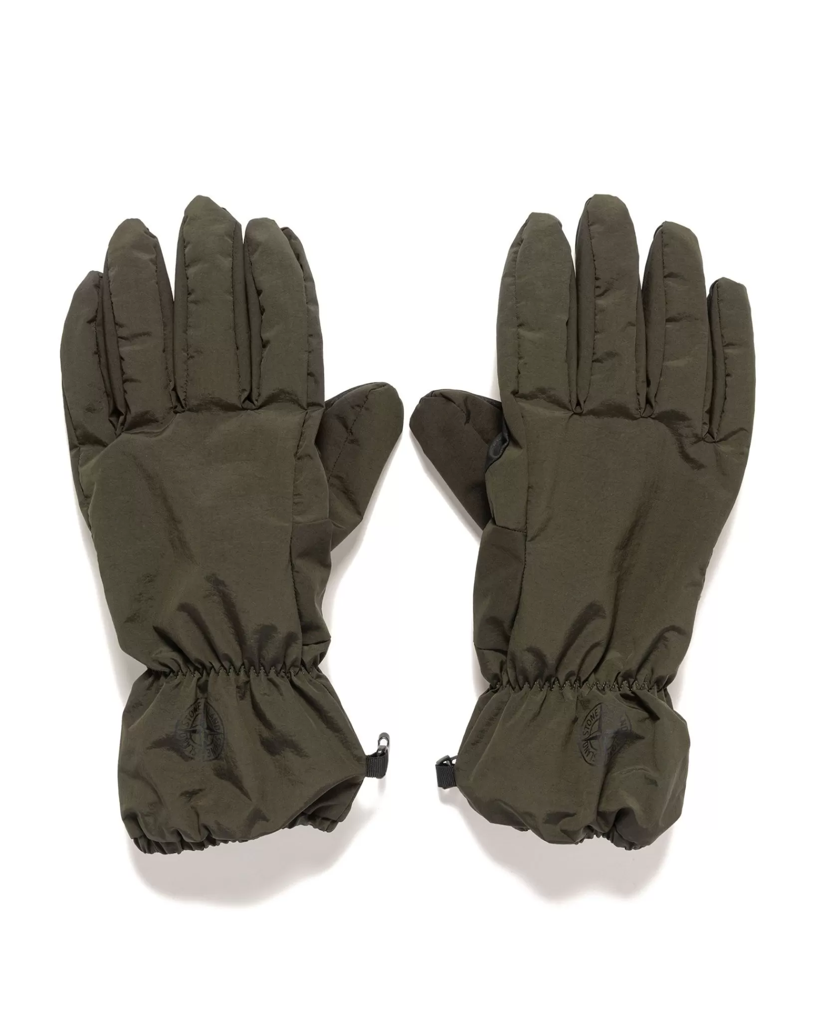 Nylon Metal Gloves In Econyl Regenerated Nylon Olive*Stone Island Online