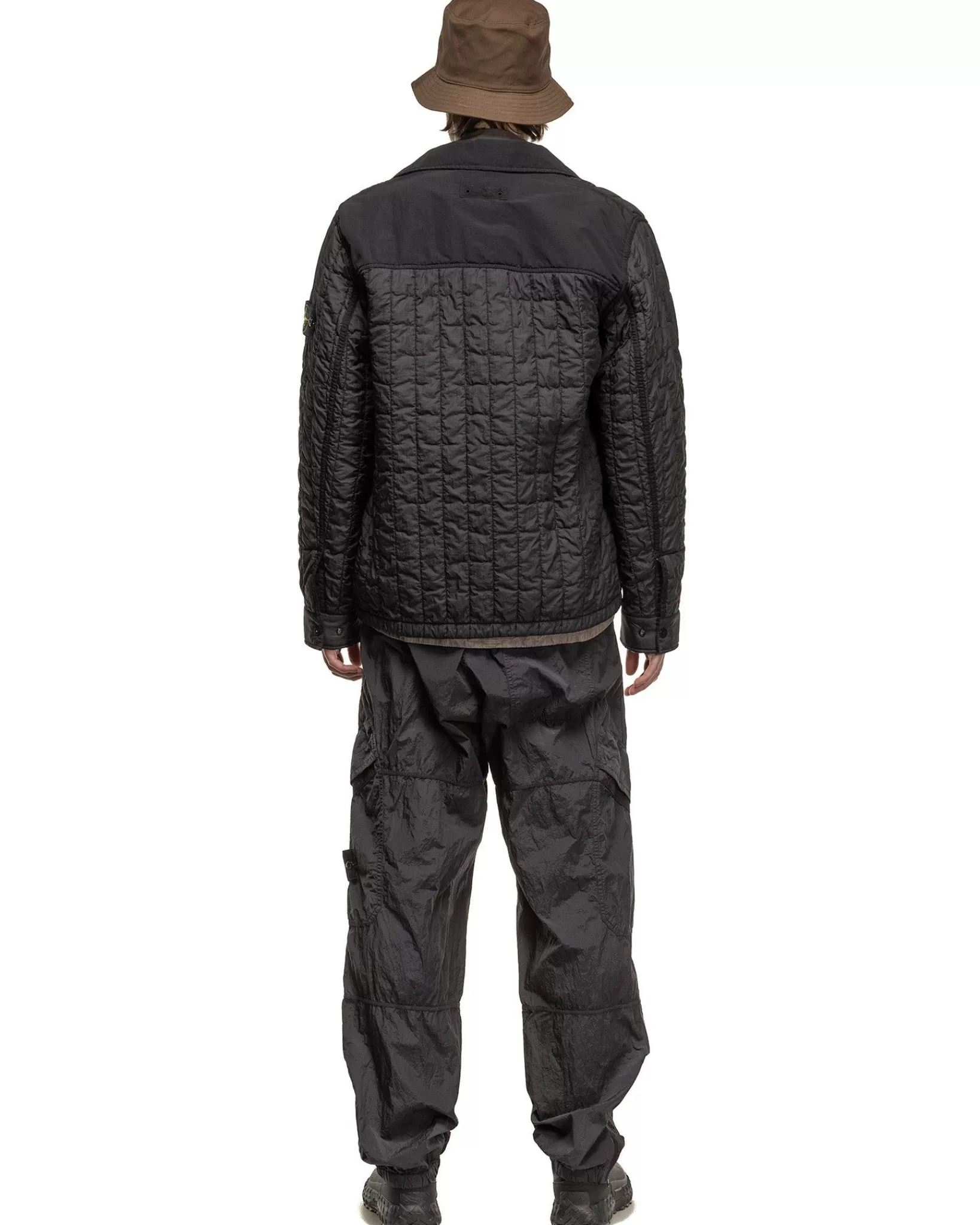 Nylon Metal In Econyl® Regenerated Nylon Loose Fit Cargo Pants Charcoal*Stone Island Cheap