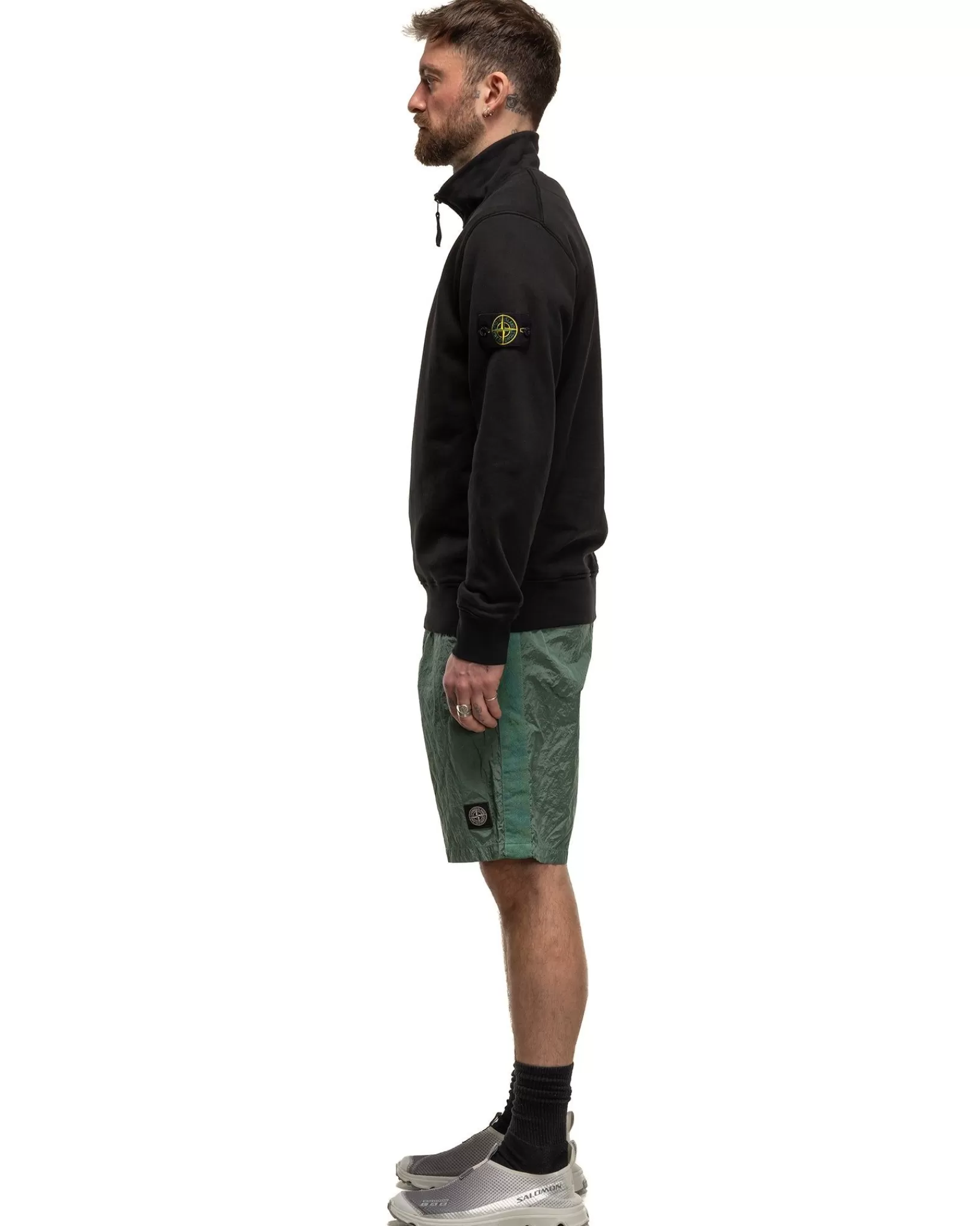 Nylon Metal In Econyl® Regenerated Nylon Regular Fit Swim Trunks Light Green*Stone Island Online