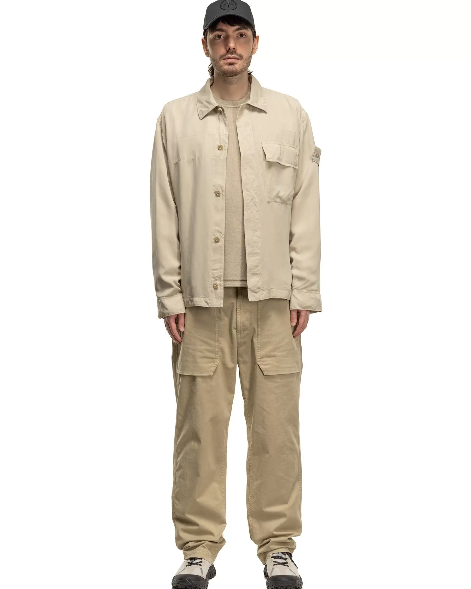 Old' Treatment Regular Fit Fatigue Pants Sand*Stone Island Flash Sale