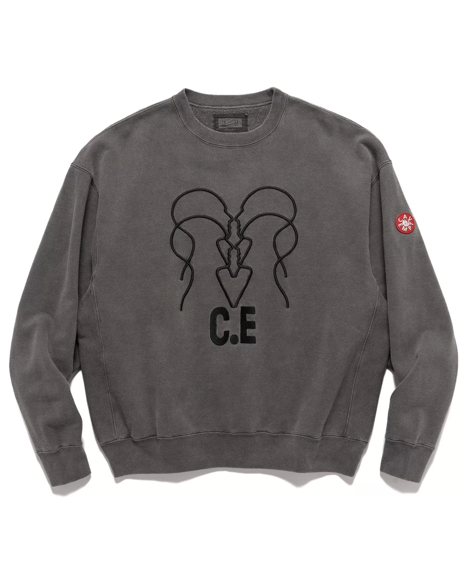 Overdye Wb Headsx4 C.E Crew Neck Charcoal*CAV EMPT Outlet