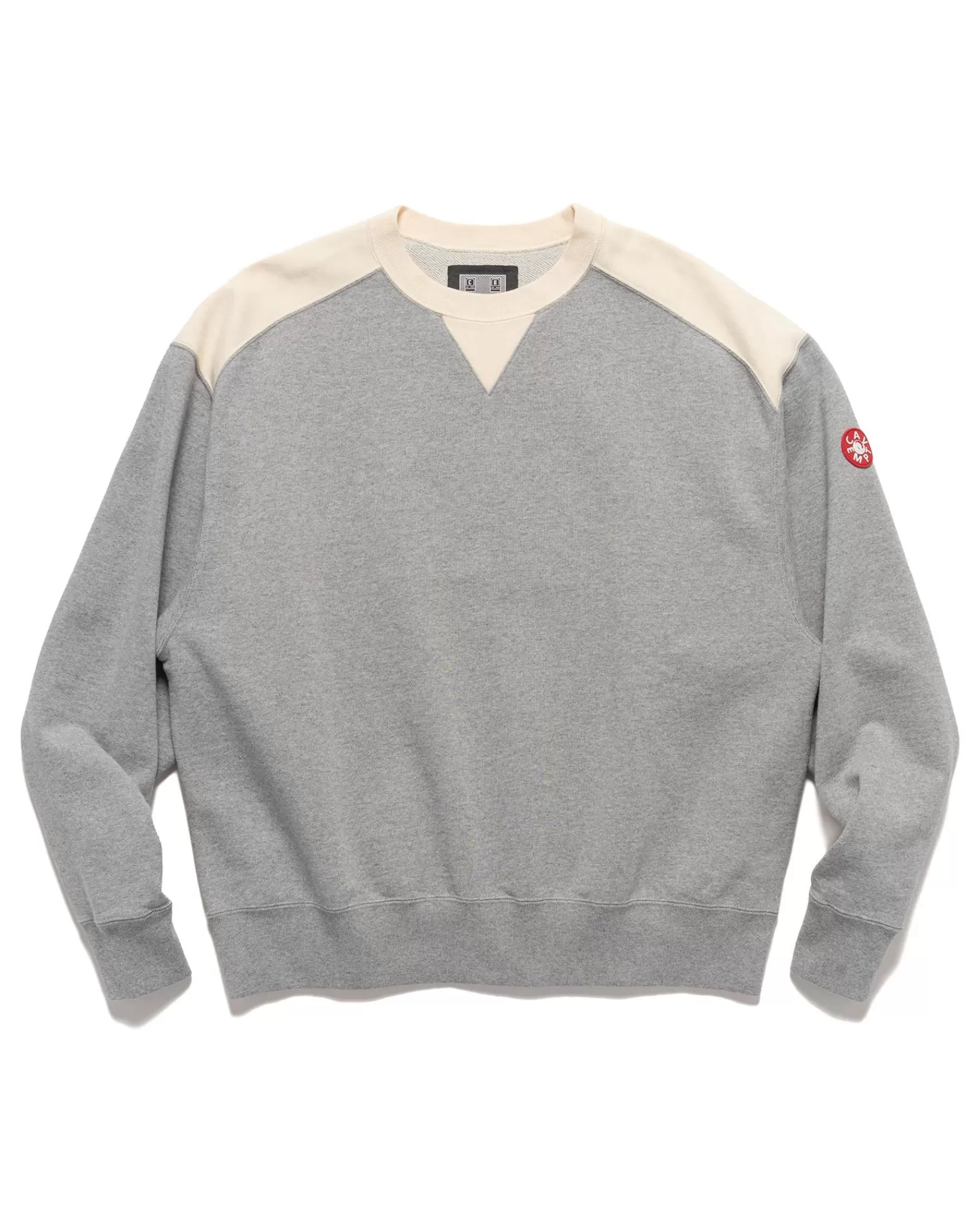 Panel Shoulder Crew Neck Grey*CAV EMPT Best