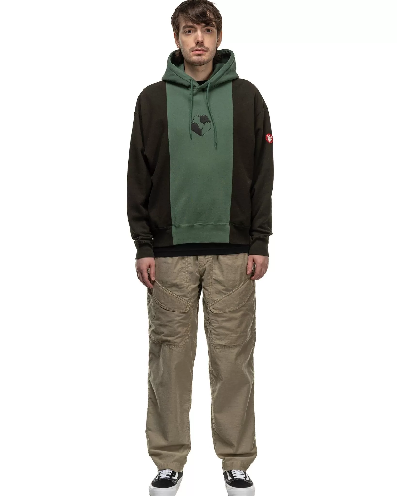 Panelled Two Tone Hoody Green*CAV EMPT Sale