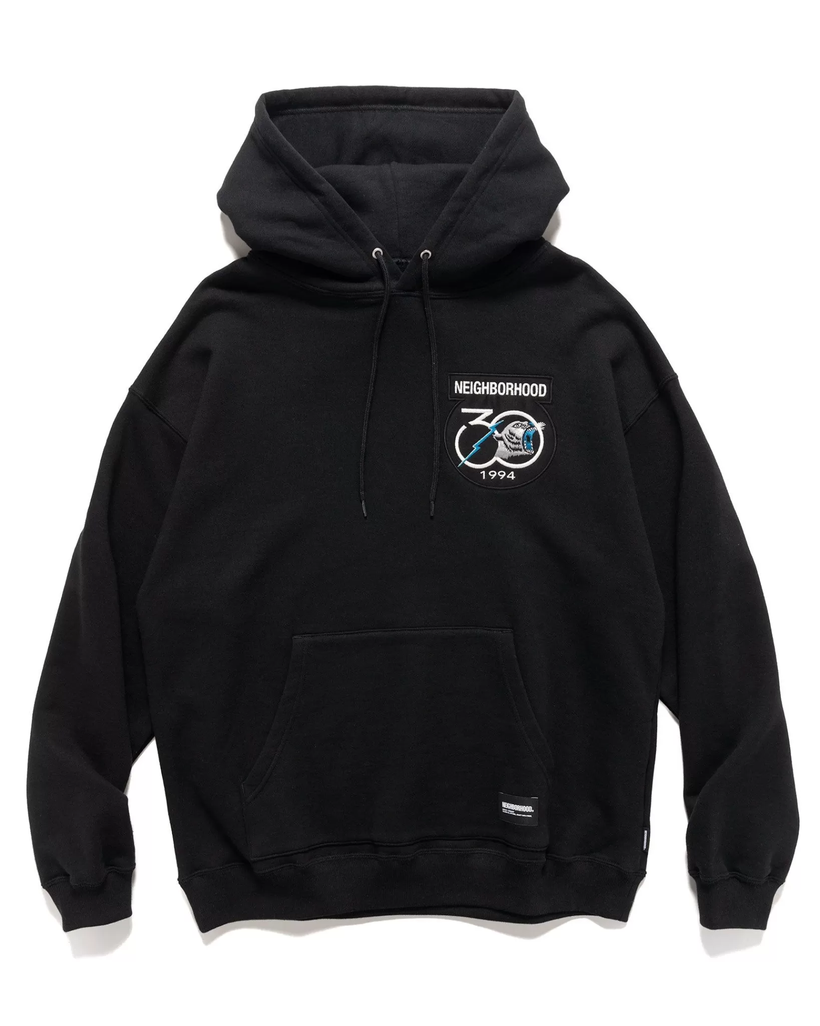 Patched Sweatparka Ls Black*Neighborhood Discount