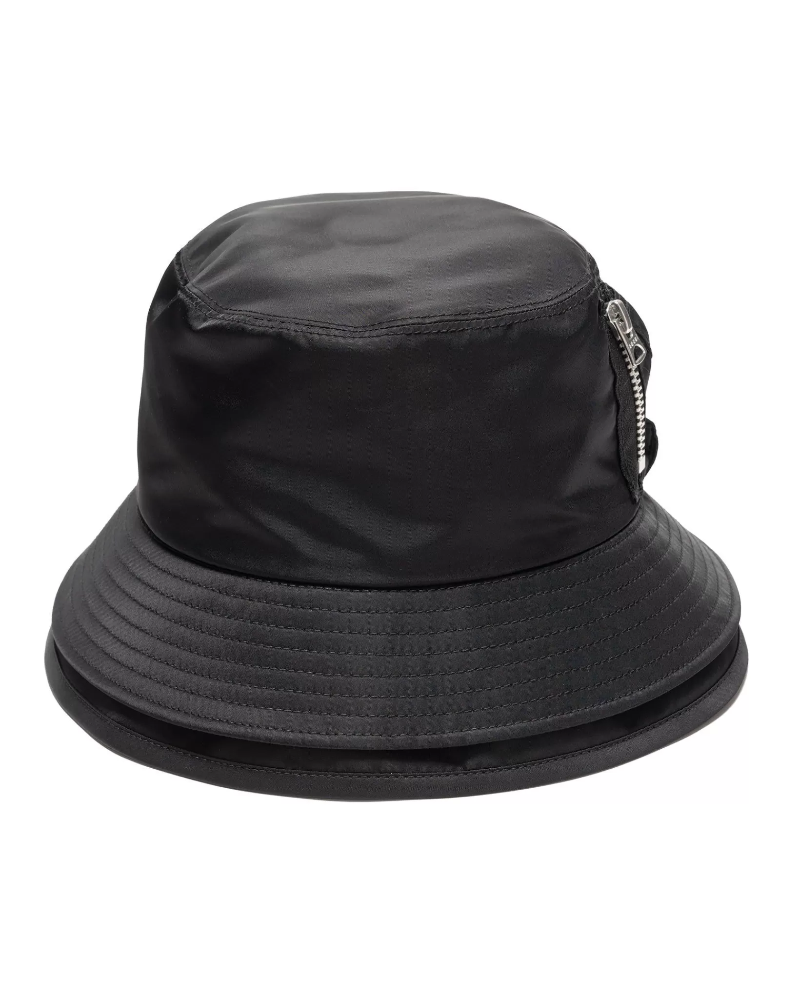 Pocket Double Brim Hat/Nylon Twill Black*sacai Flash Sale