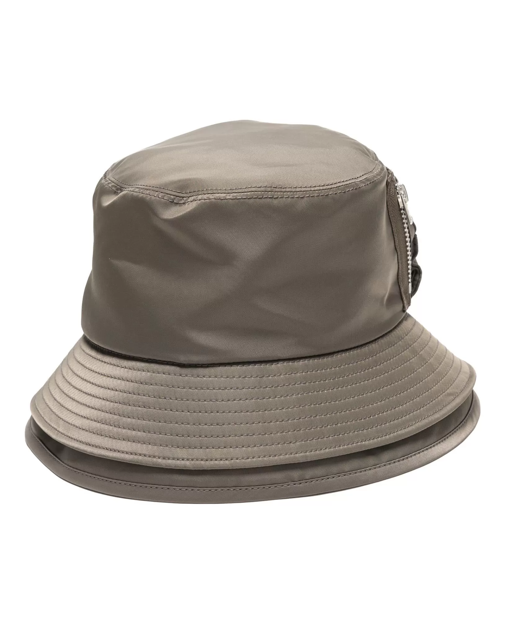 Pocket Double Brim Hat/Nylon Twill Taupe*sacai Flash Sale