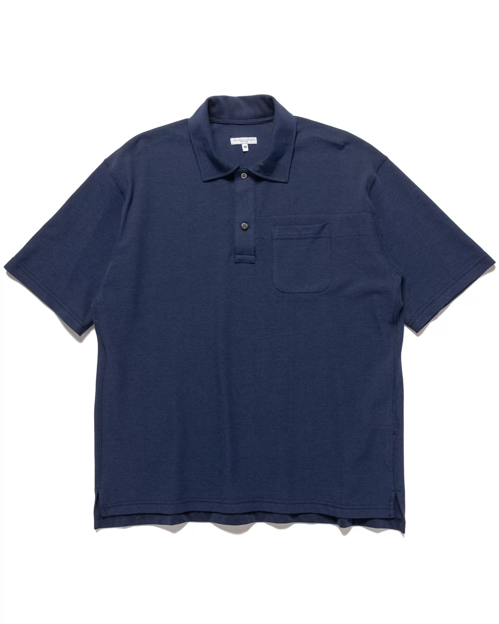 Polo Shirt Cotton Pique Navy*Engineered Garments Store