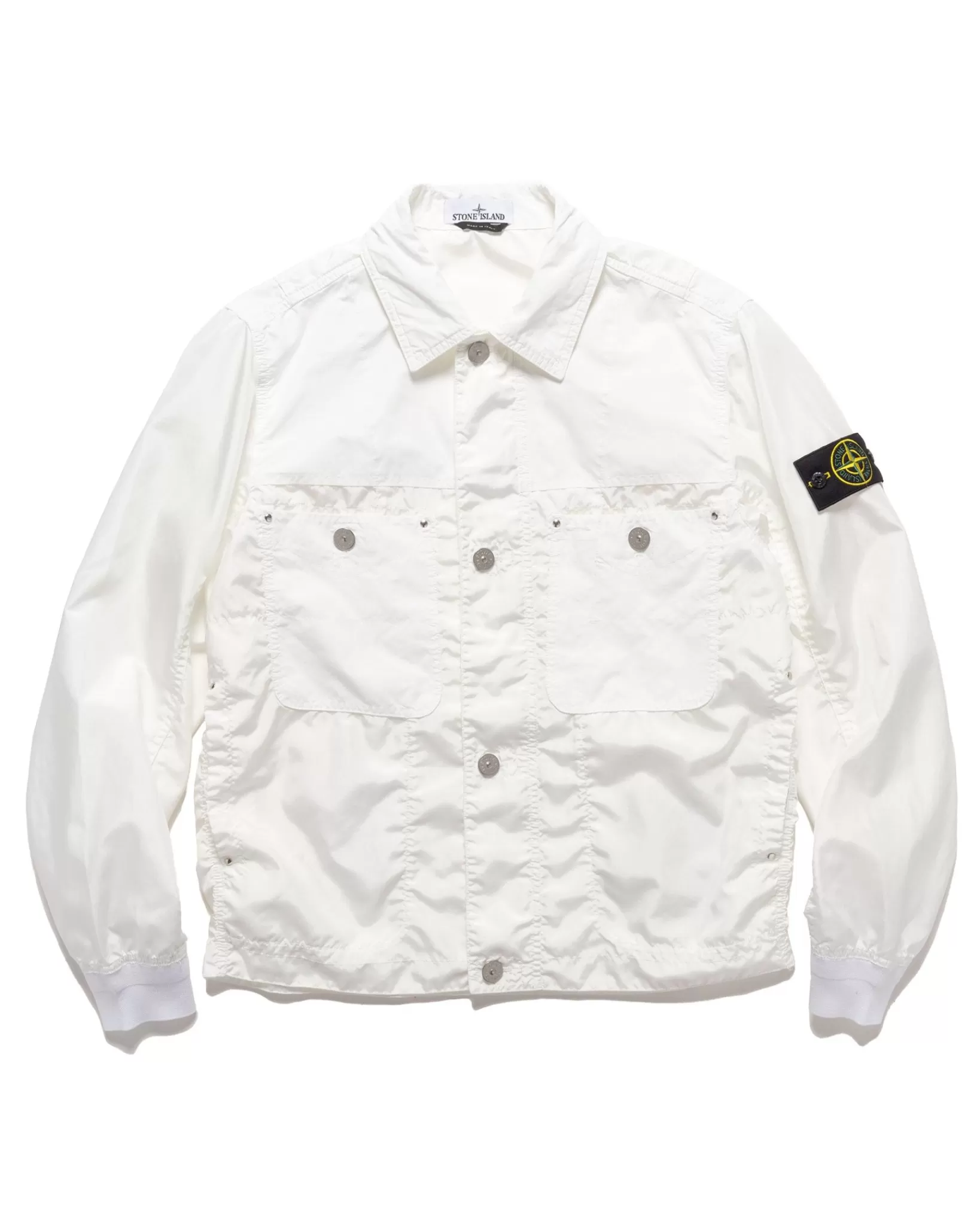 Polyester Tela David Light-Tc Jacket White*Stone Island Store