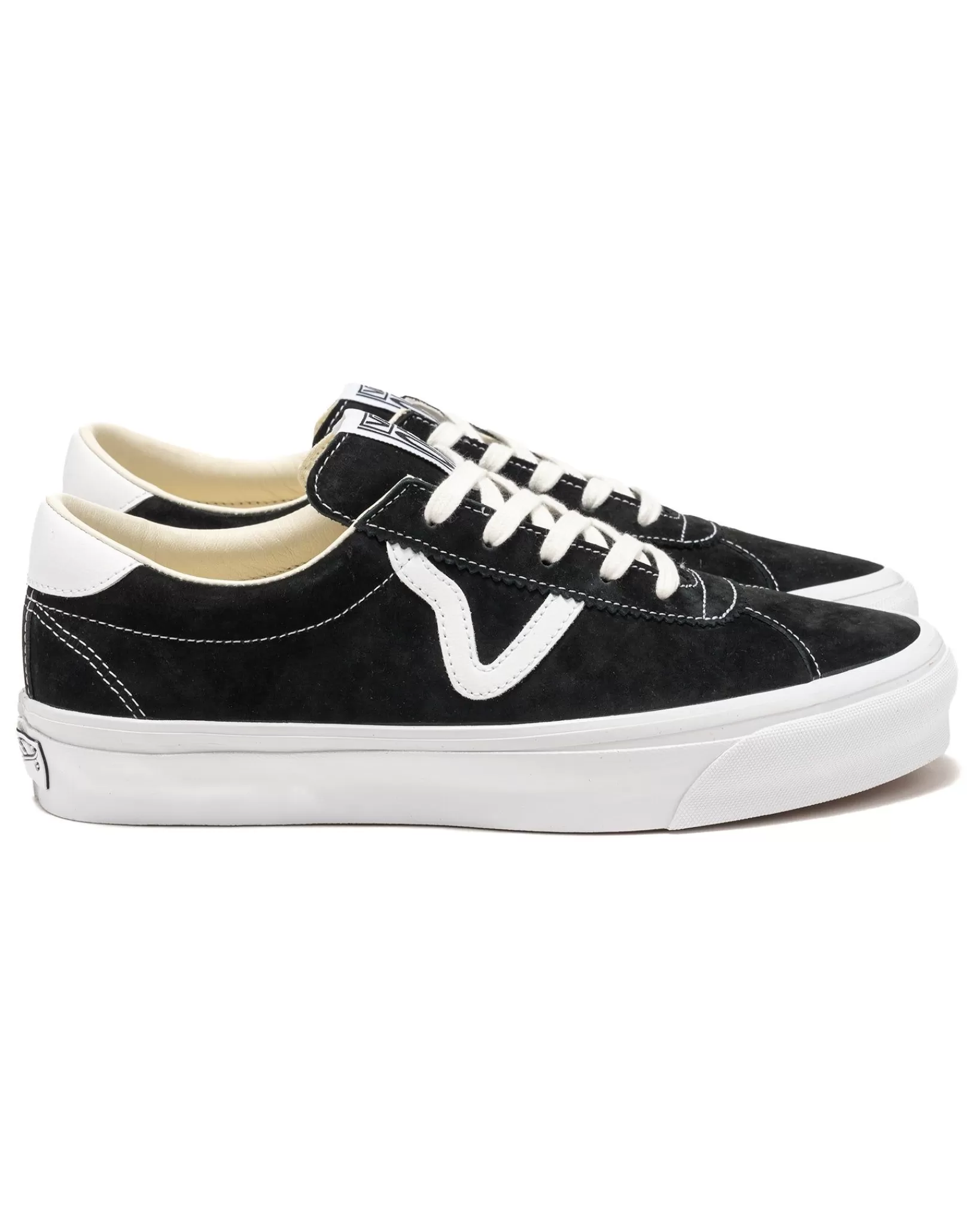 Premium Sport 73 Pig Suede Black/White*Vans New