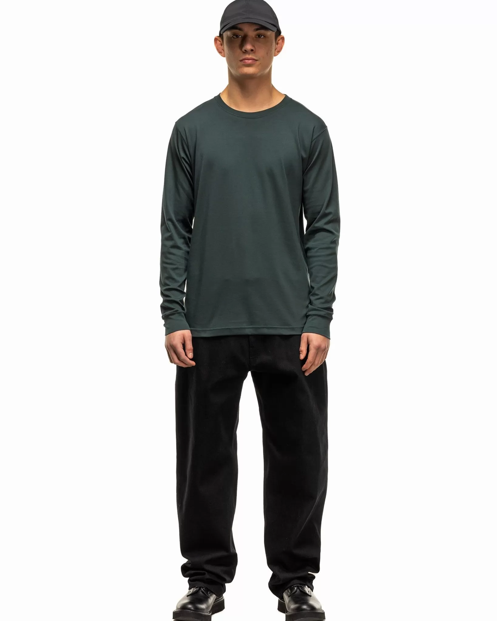 Prime Standard Fit T-Shirt L/S-Suvin Cotton Jersey Spruce*HAVEN Clearance