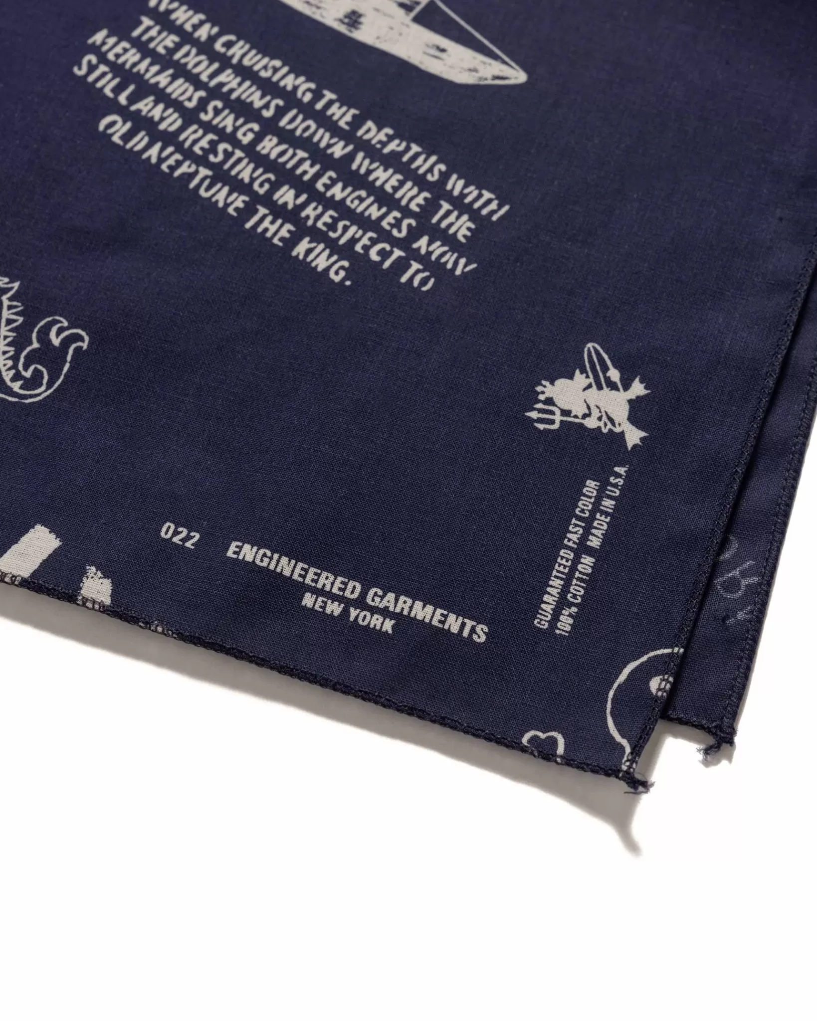 Printed Bandana Ny Navy*Engineered Garments Fashion