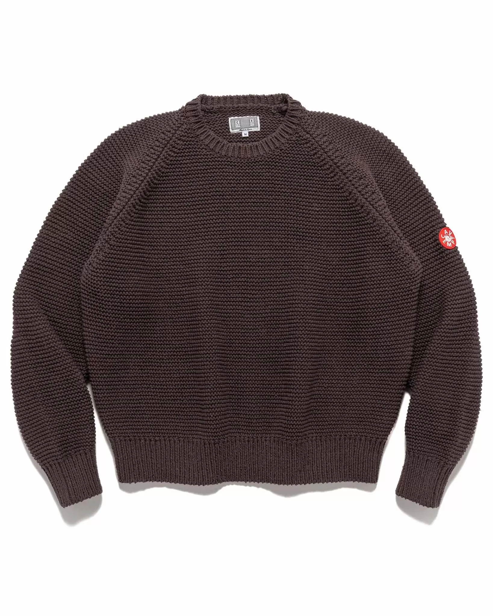 Raglan Sleeve Cotton Knit Grey*CAV EMPT Cheap