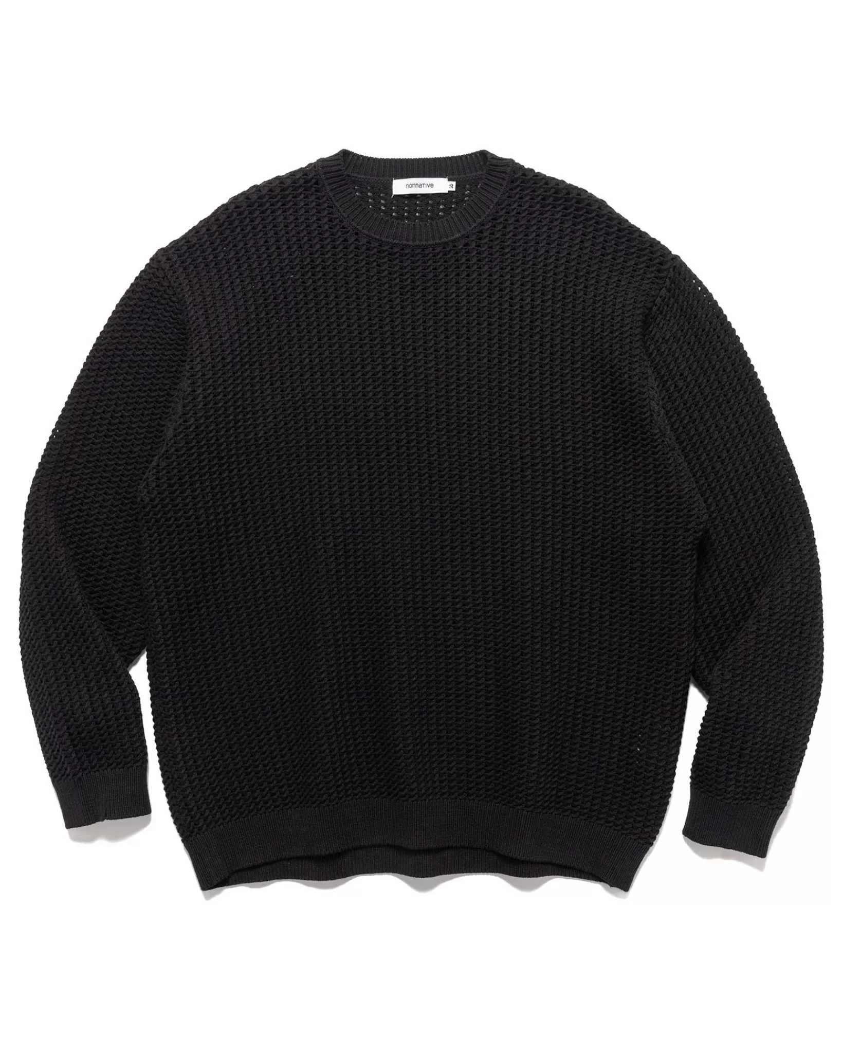 Rancher L/S Sweater C/N Mesh Black*nonnative Best