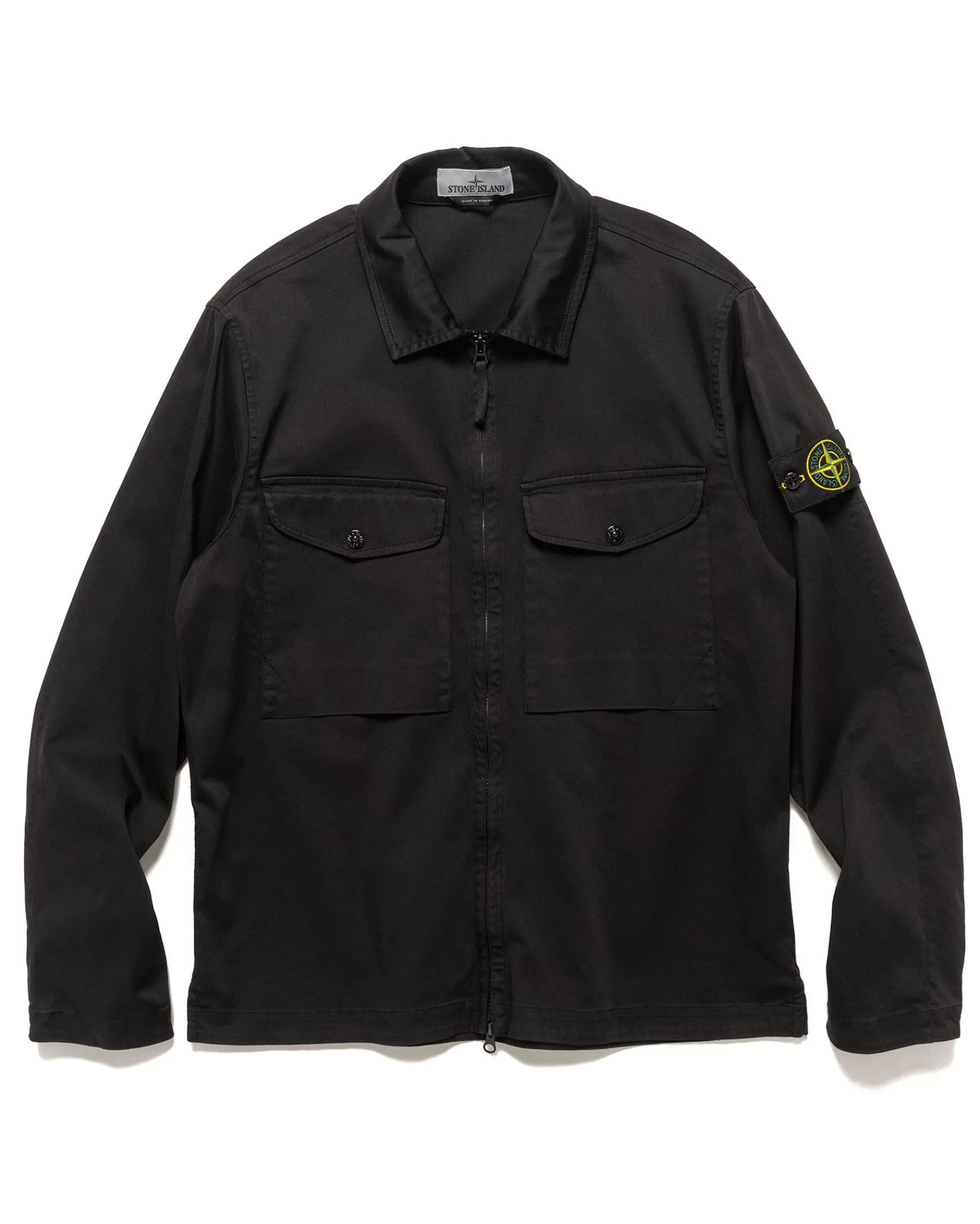 Regular Fit Overshirt Black*Stone Island Hot