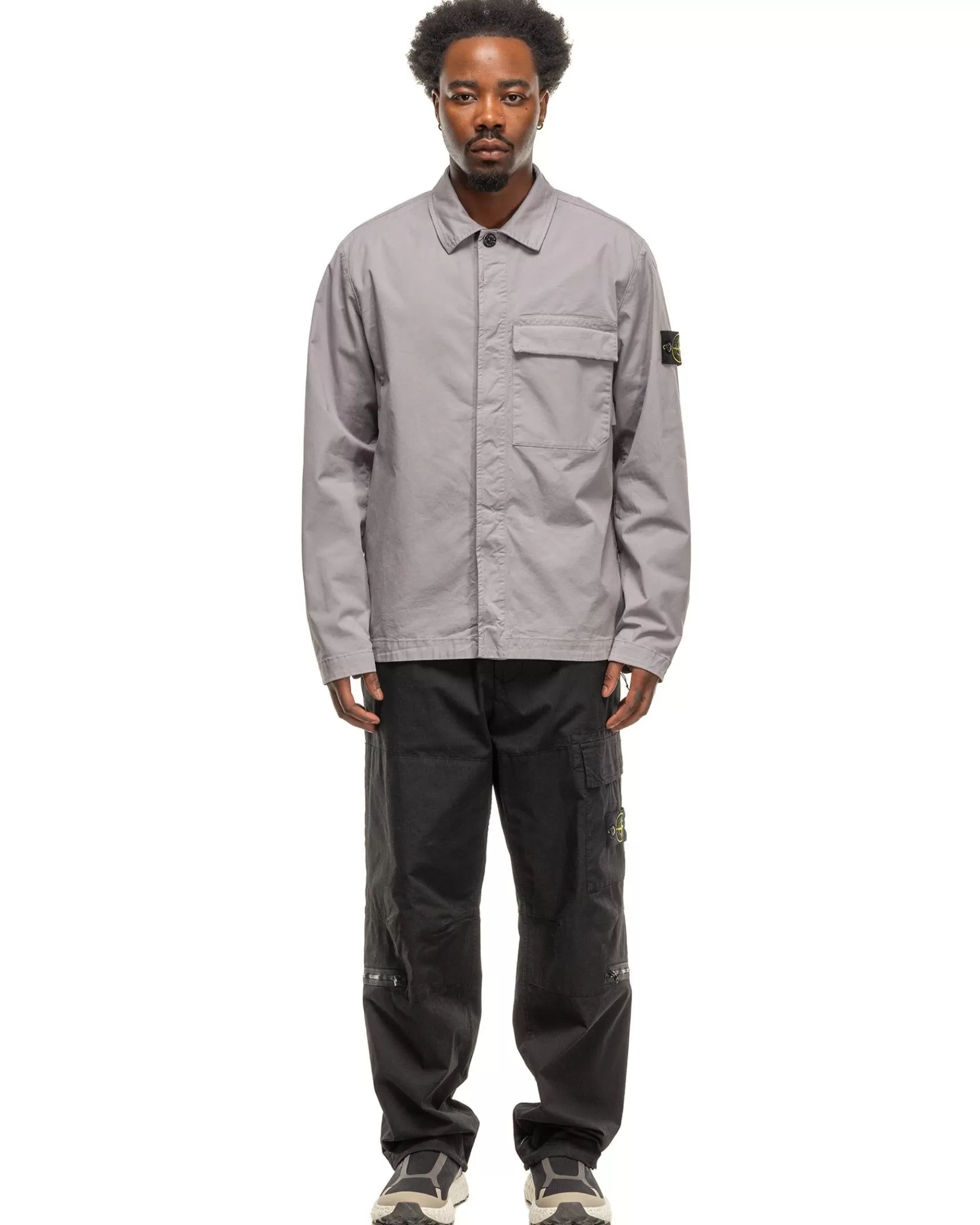 Regular Fit Overshirt Dust*Stone Island Fashion