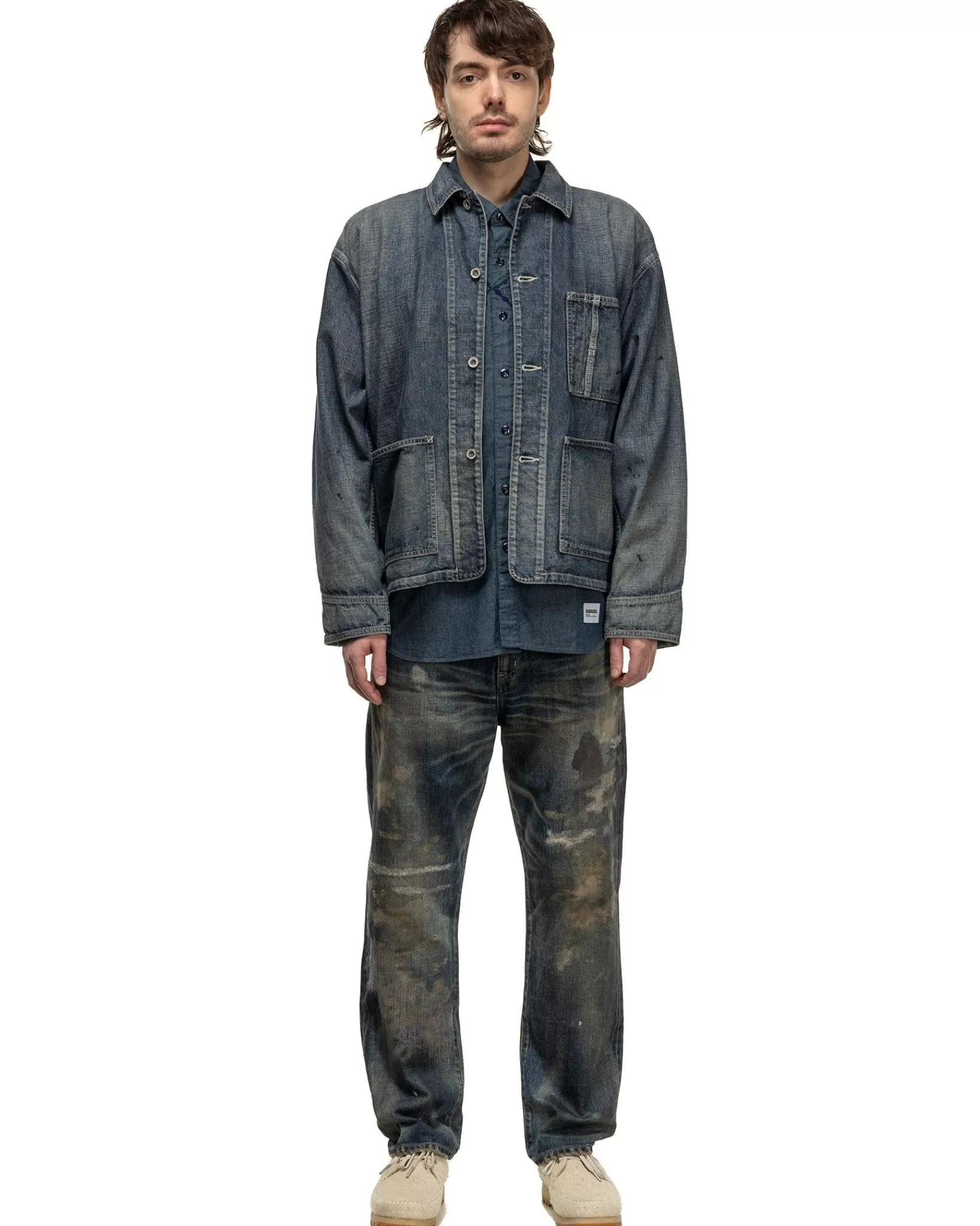 Savage Denim Dp Mid Pants Indigo*Neighborhood Best Sale