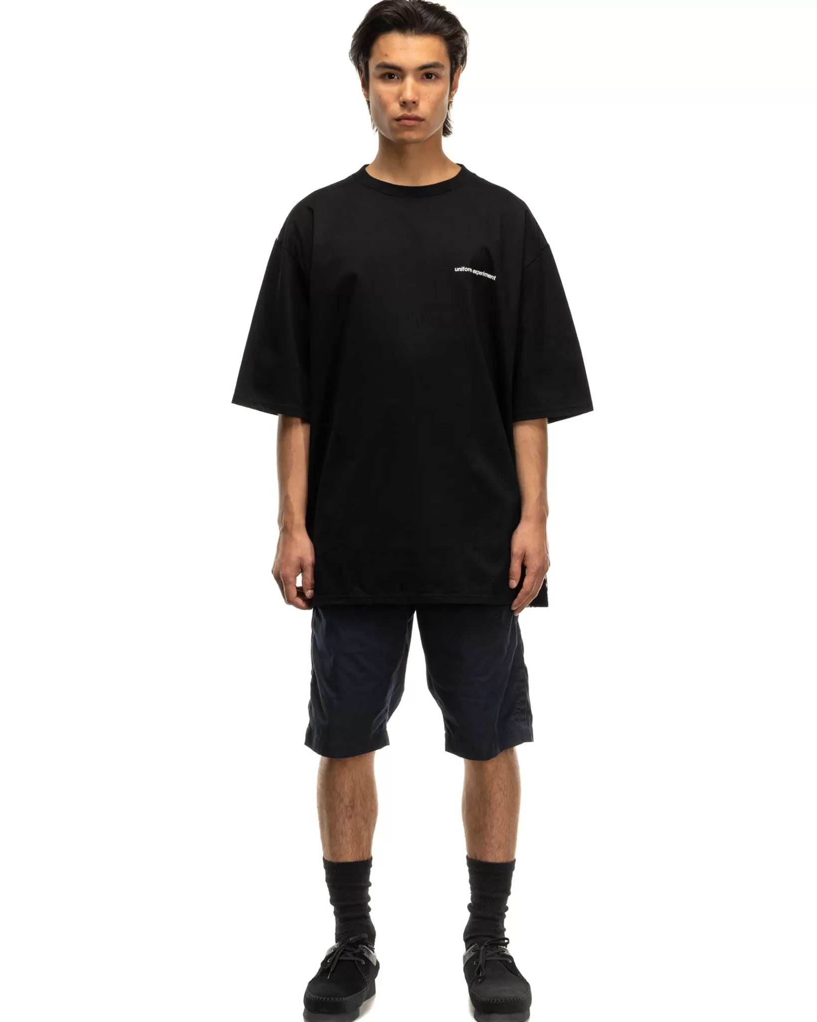 Side Color Shorts Navy*Uniform Experiment Fashion