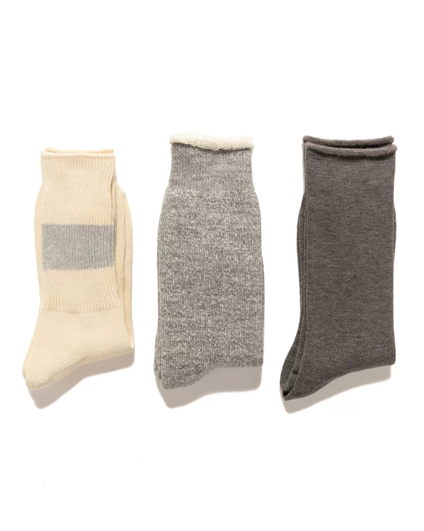 Special Trio Socks Grey*ROTOTO Cheap