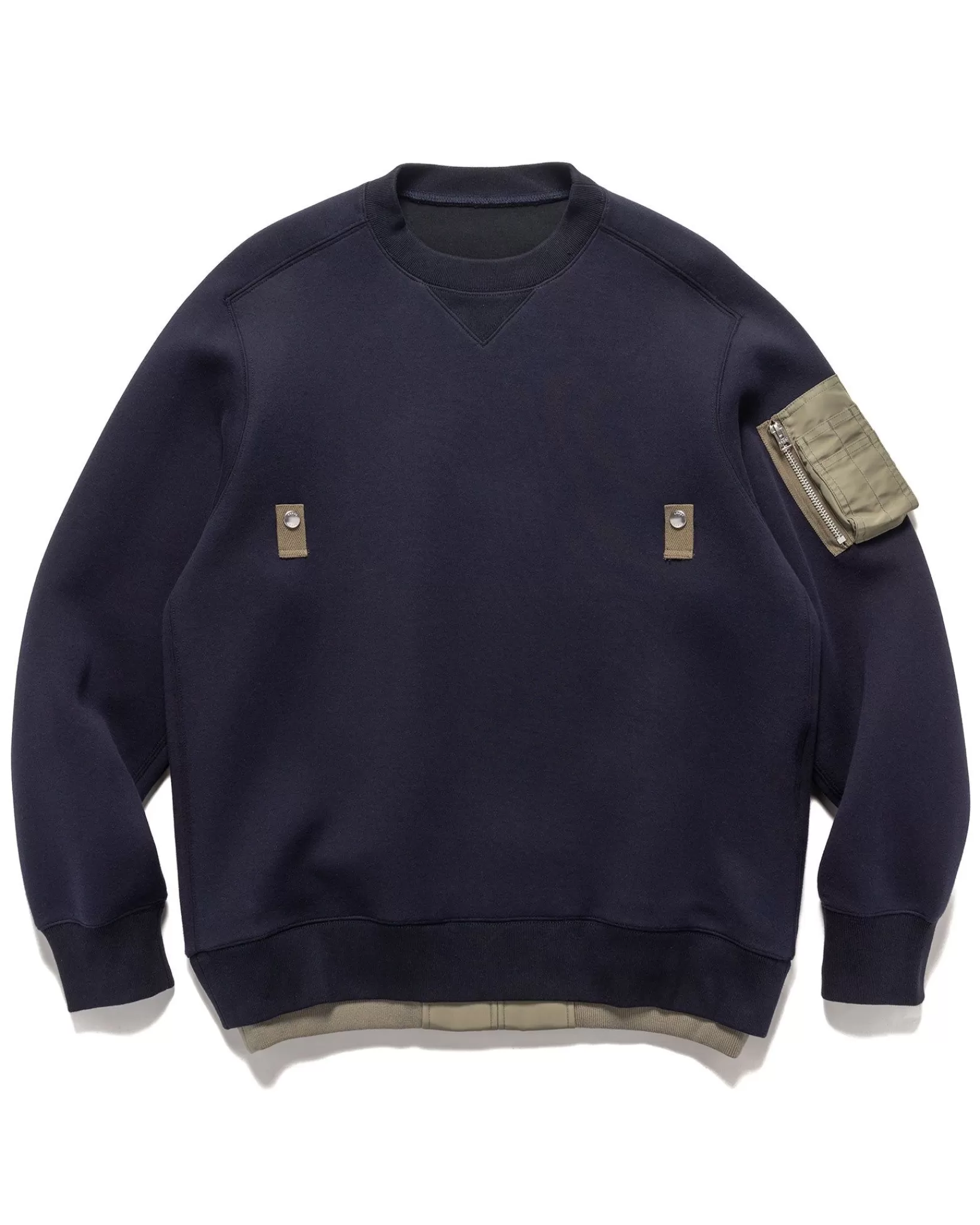 Sponge Sweat X Nylon Twill Pullover Navy*sacai New