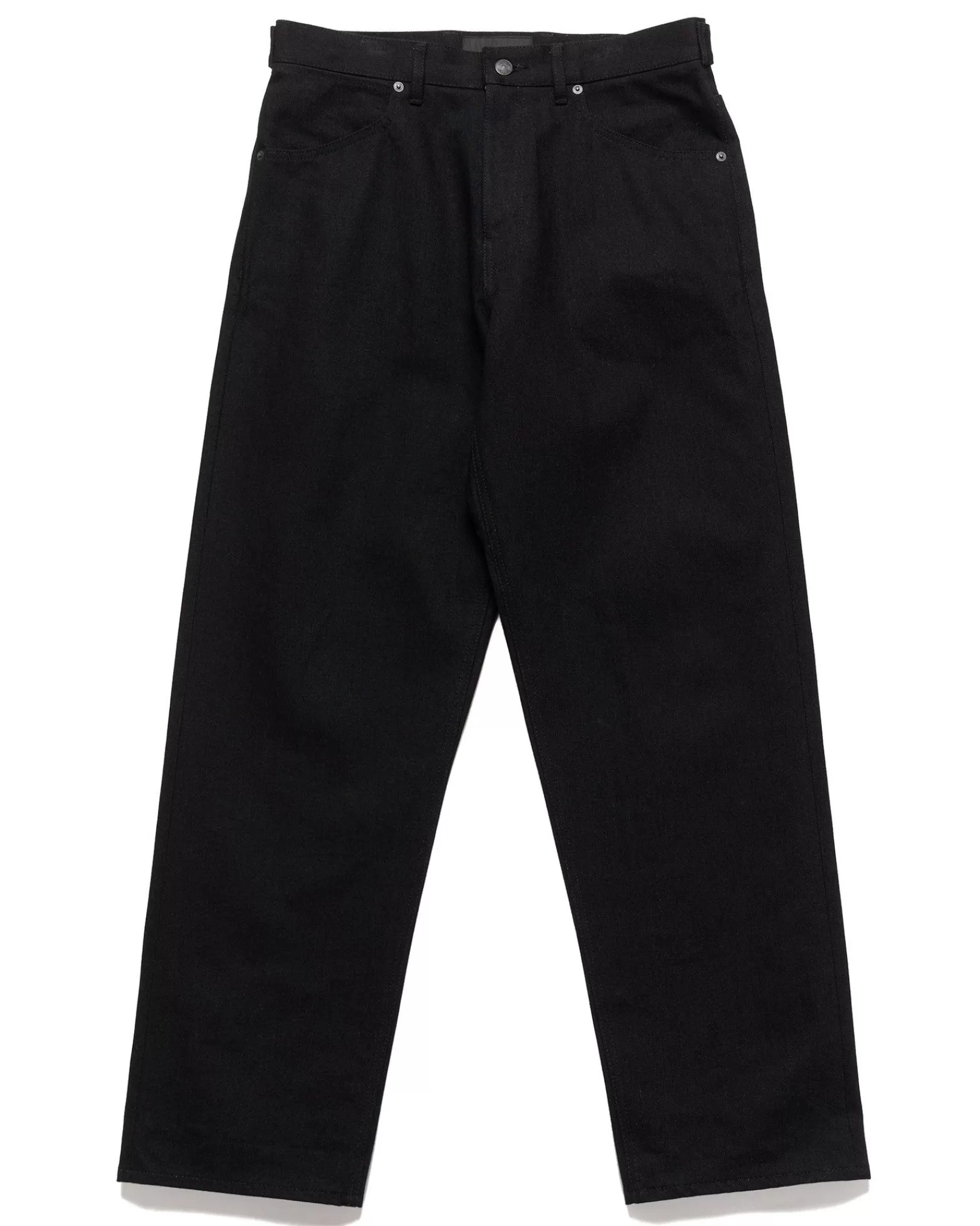 Station Pant-Suvin Cotton Denim Black*HAVEN New