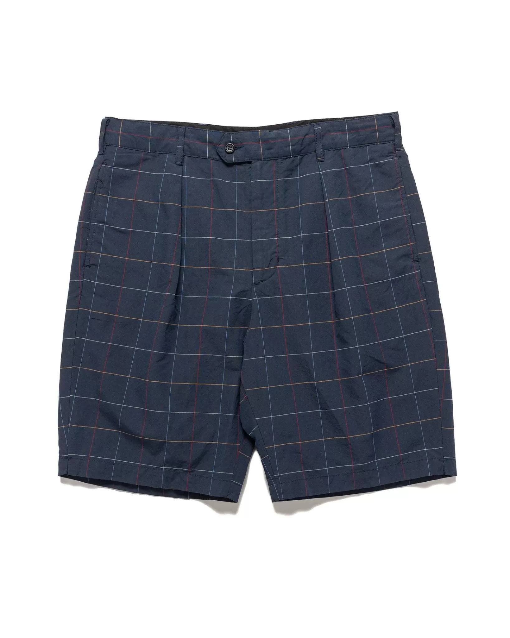 Sunset Short Cl Windowpane Navy*Engineered Garments Shop