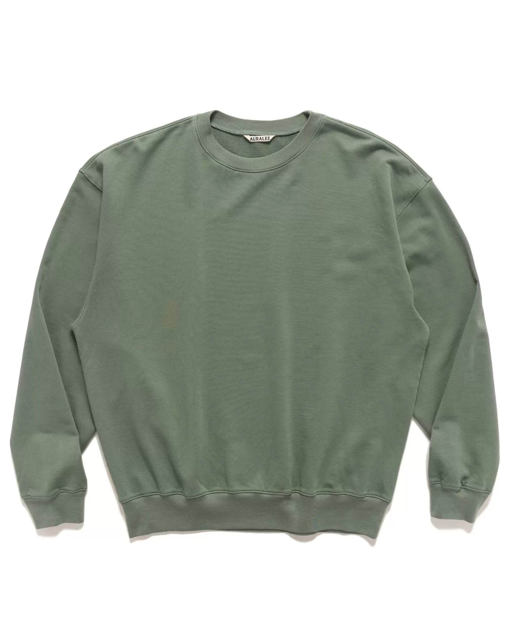 Super High Gauze Sweat P/O Dusty Green*AURALEE Best Sale