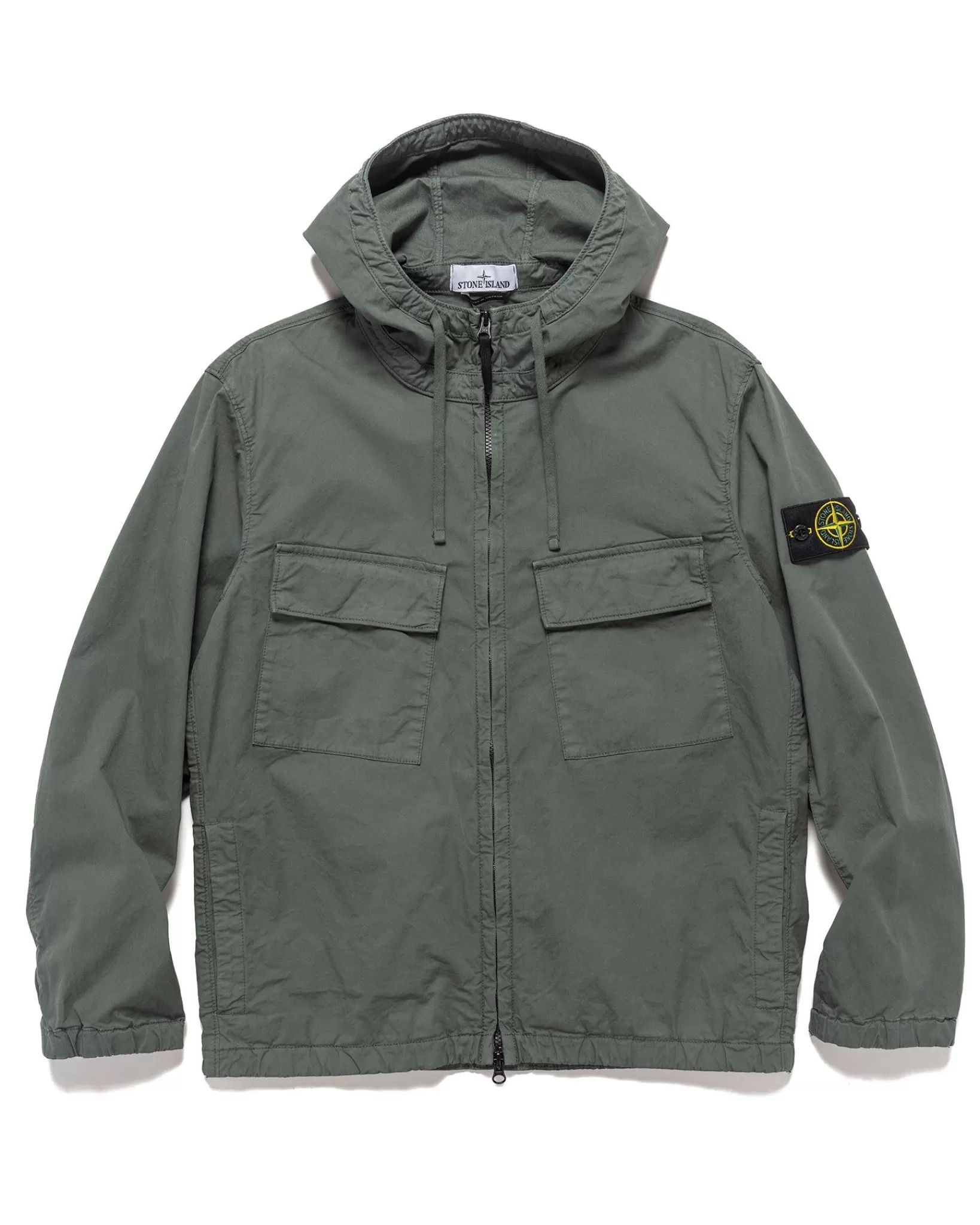 Supima® Cotton Twill Stretch-Tc Hooded Blouson Musk*Stone Island Online