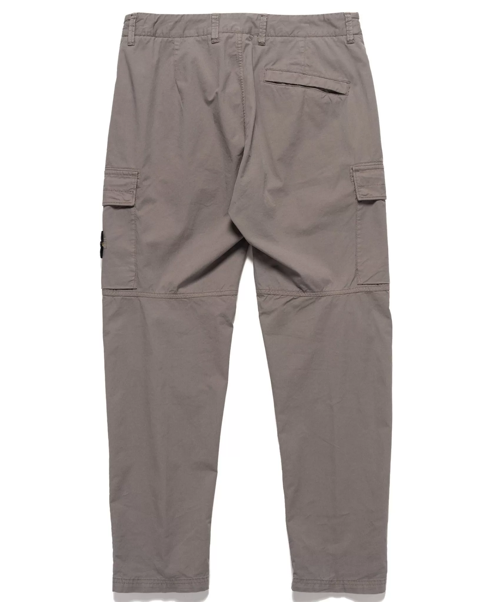Supima® Cotton Twill Stretch-Tc Regular Fit Cargo Pants Dove Grey*Stone Island Cheap