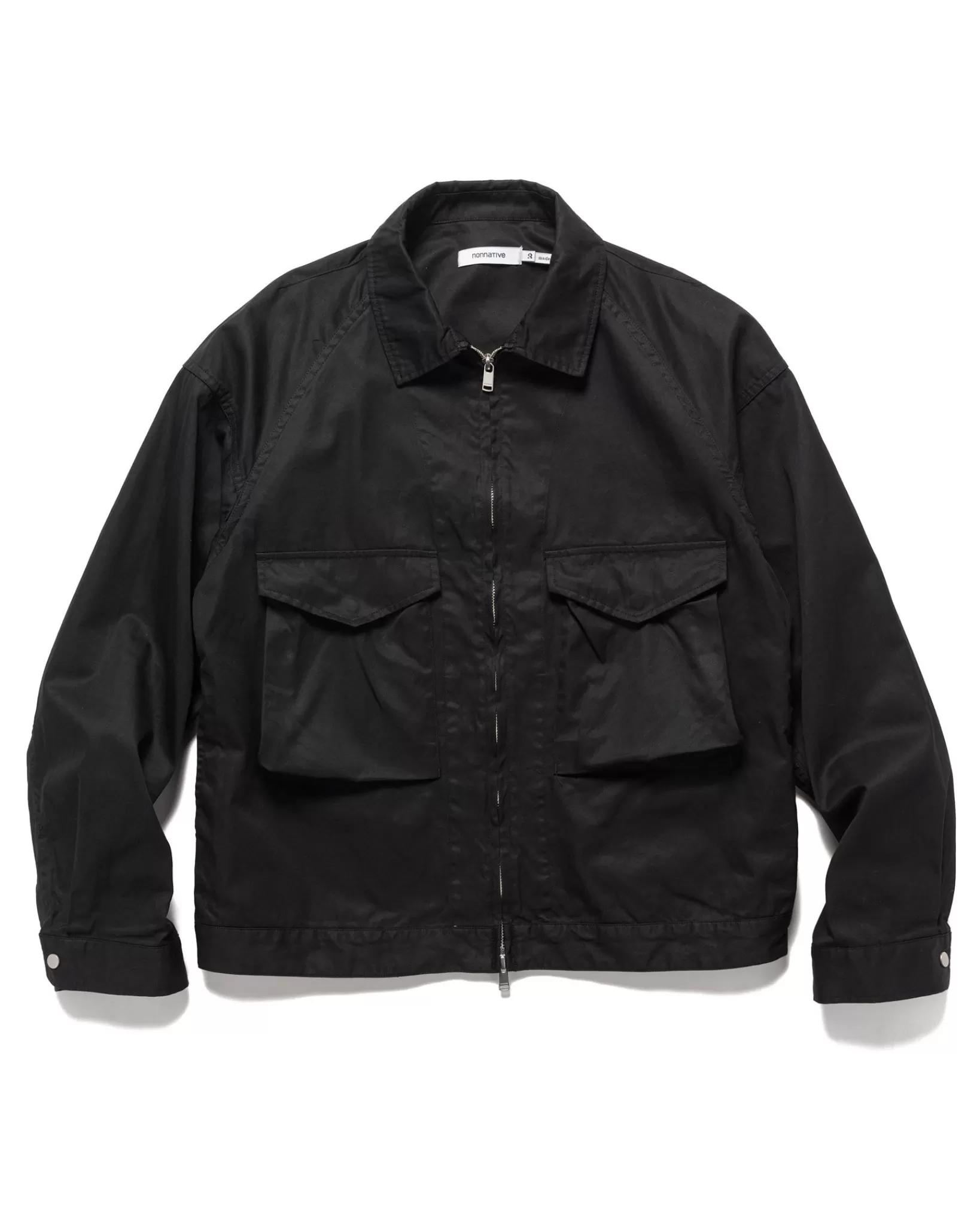 Trooper Short Jacket Cotton Gabardine Black*nonnative Discount