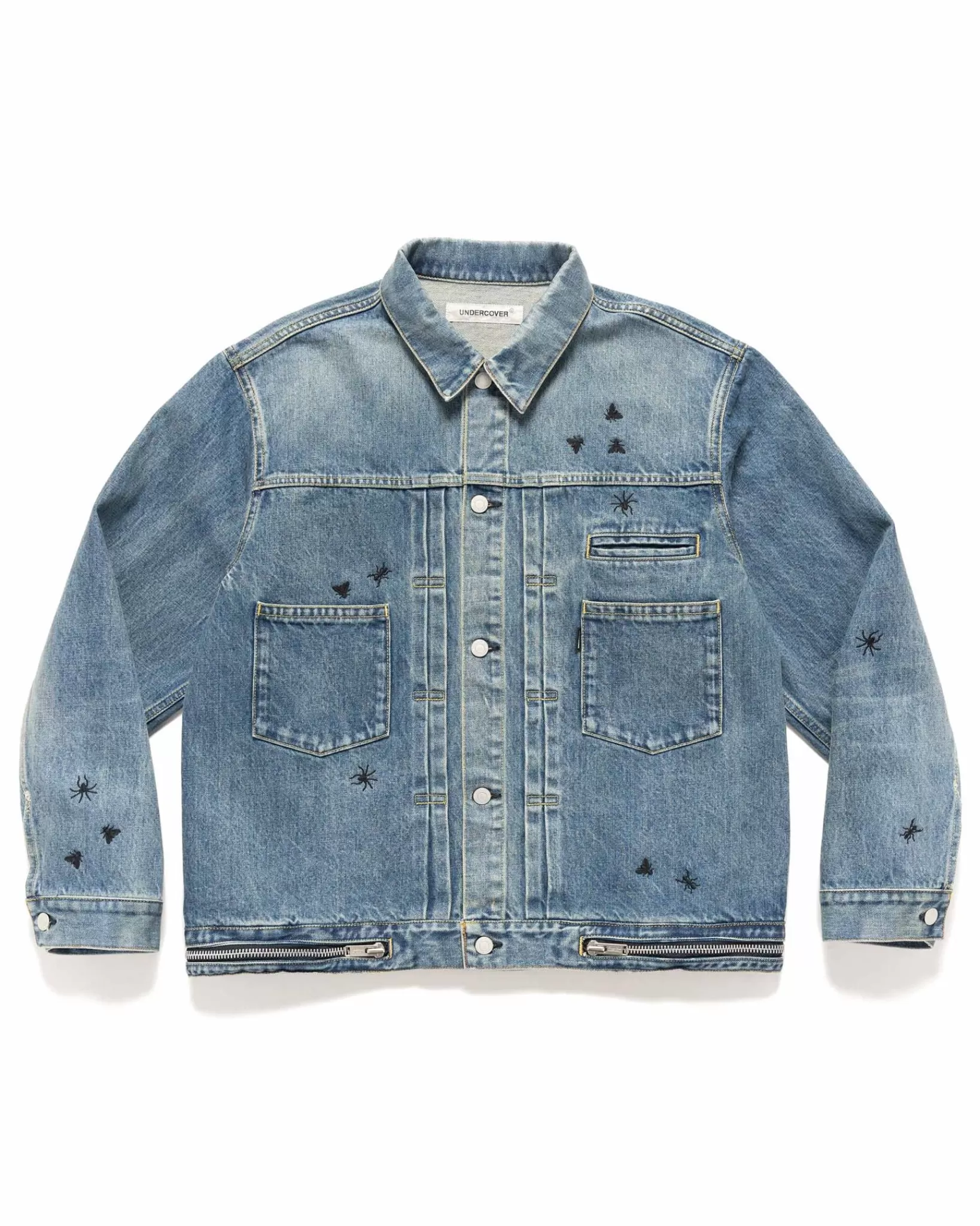 Up1D4203 Blouson Light Blue Indigo*Undercover Discount