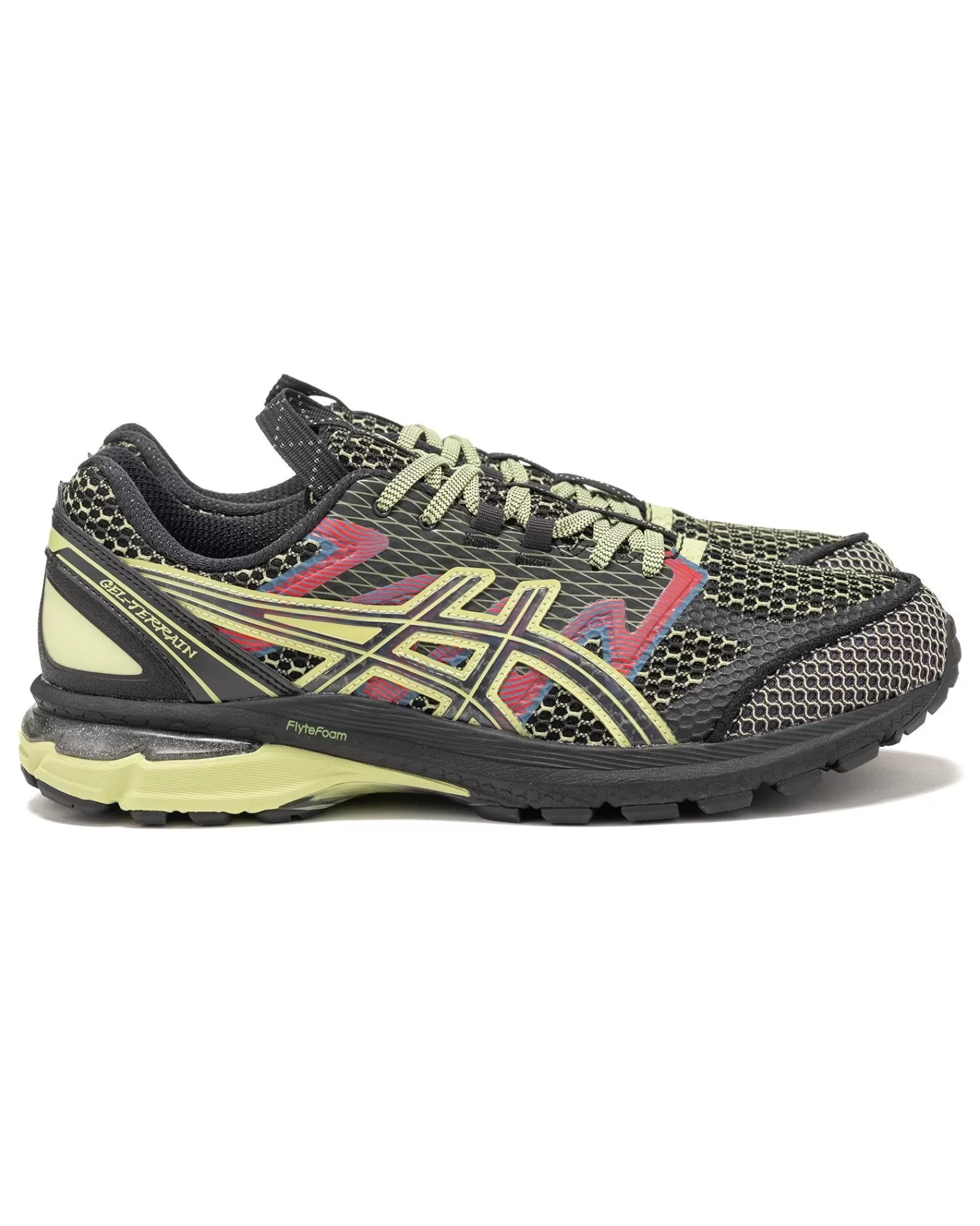 Us4-S Gel-Terrain Black/Neon Lime*ASICS New