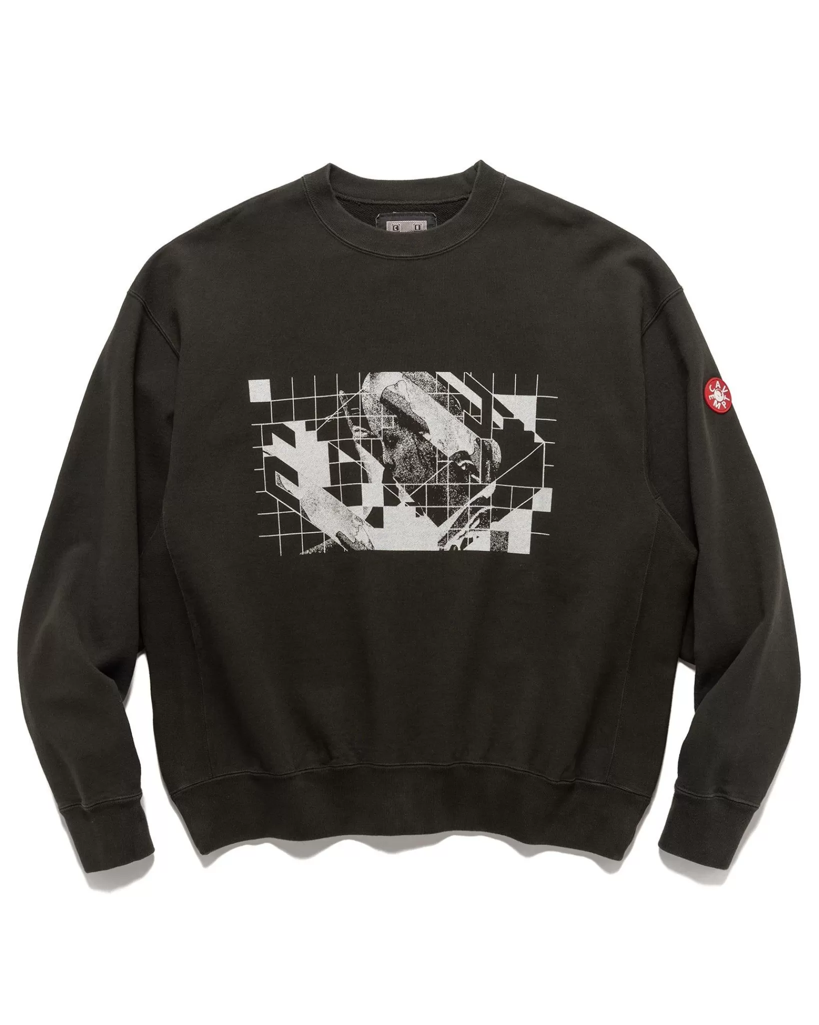 Washed Dimensions Crew Neck Black*CAV EMPT Hot