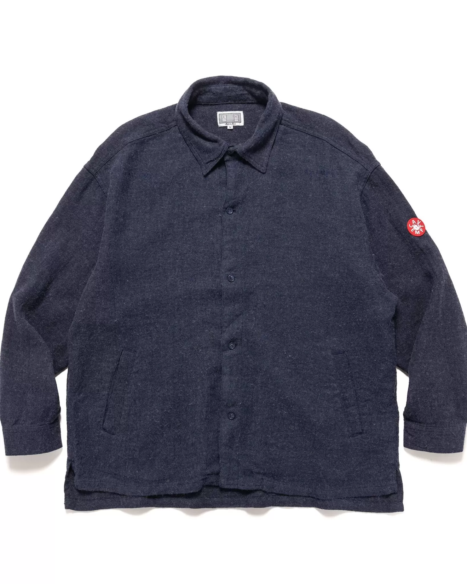 Welt Pockets Big Shirt Navy*CAV EMPT Best Sale