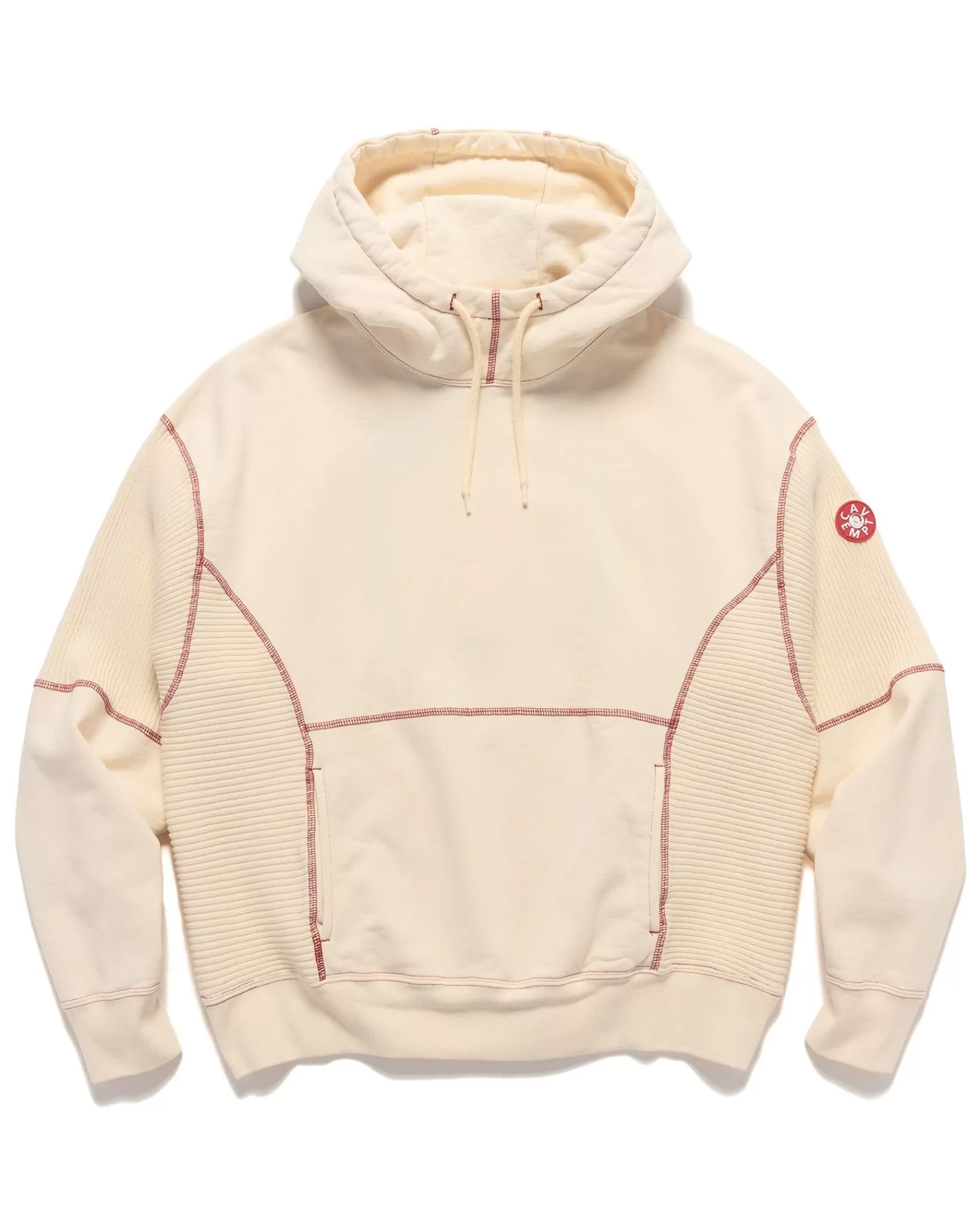 Wide Rib Cut Heavy Hoody Beige*CAV EMPT Cheap