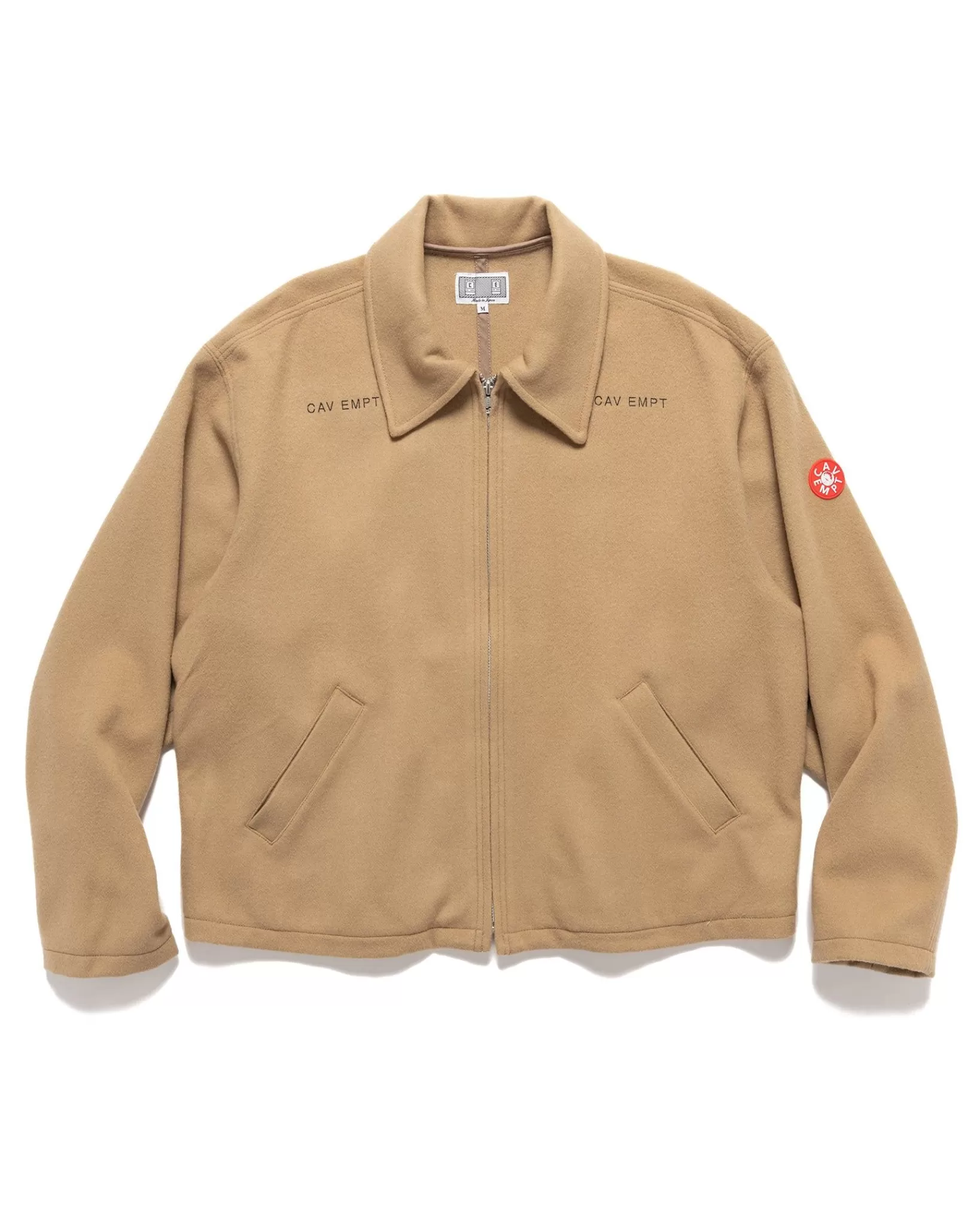 Wool Short Zip Jacket Beige*CAV EMPT Cheap