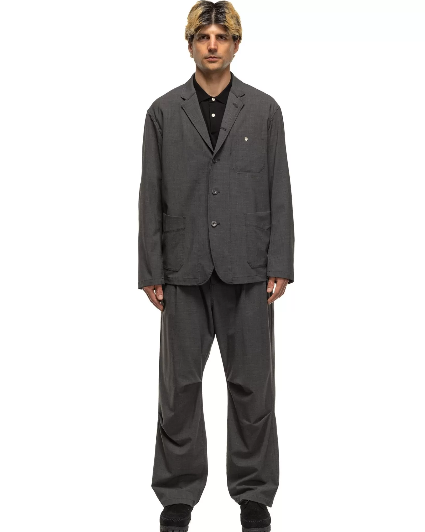 Worker Easy Pants P/W/Pu Tropical Cloth Charcoal*nonnative Fashion