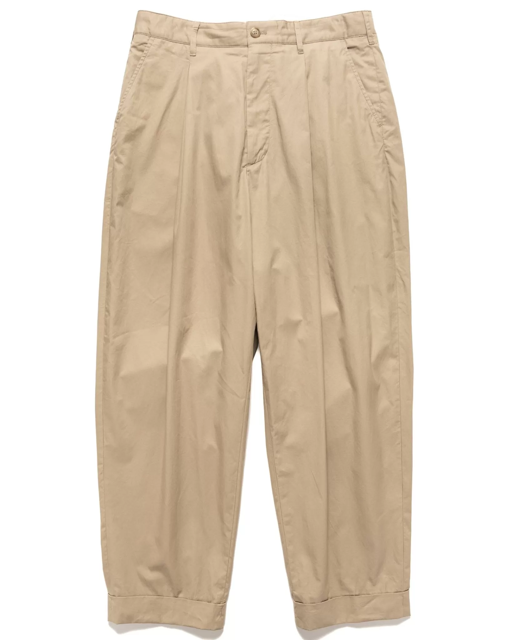 Wp Pant Highcount Twill Khaki*Engineered Garments Cheap