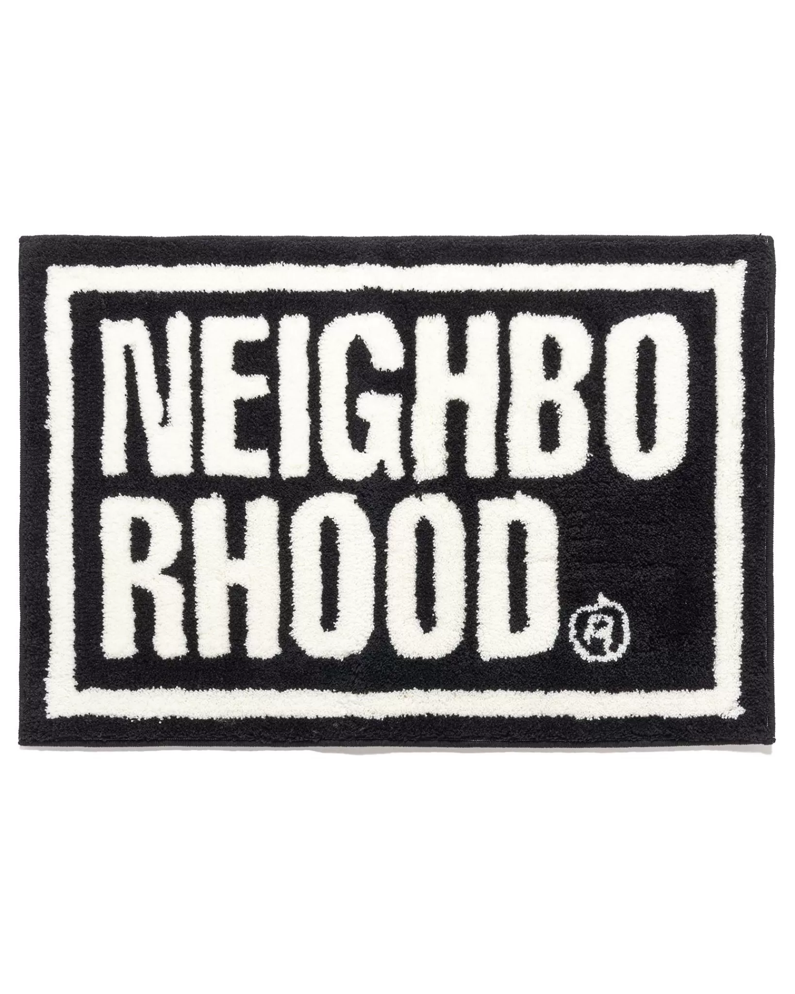 X Gallery 1950. Square Rug Mat Black*Neighborhood Best