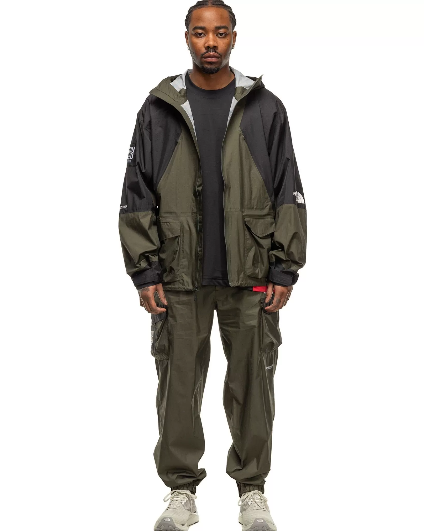 X Undercover Soukuu Hike Belted Utility Shell Pant Forest Green*The North Face Fashion