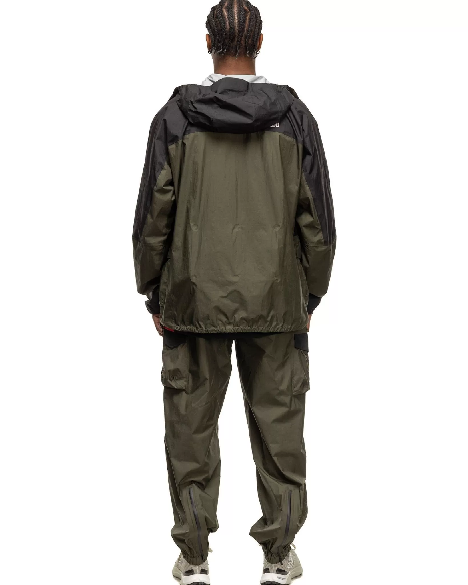 X Undercover Soukuu Hike Belted Utility Shell Pant Forest Green*The North Face Fashion