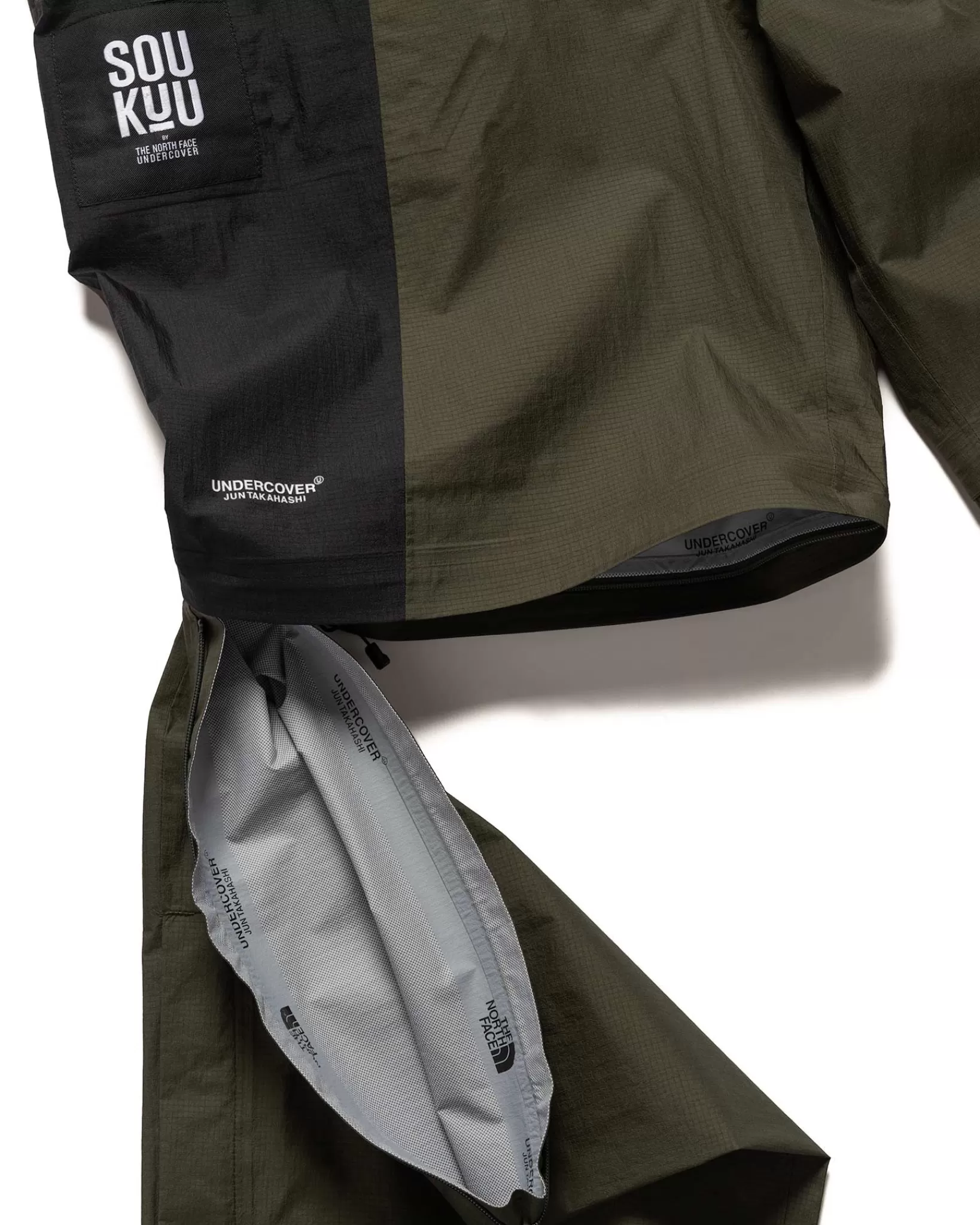X Undercover Soukuu Hike Convertible Shell Pant Forest Green*The North Face Shop