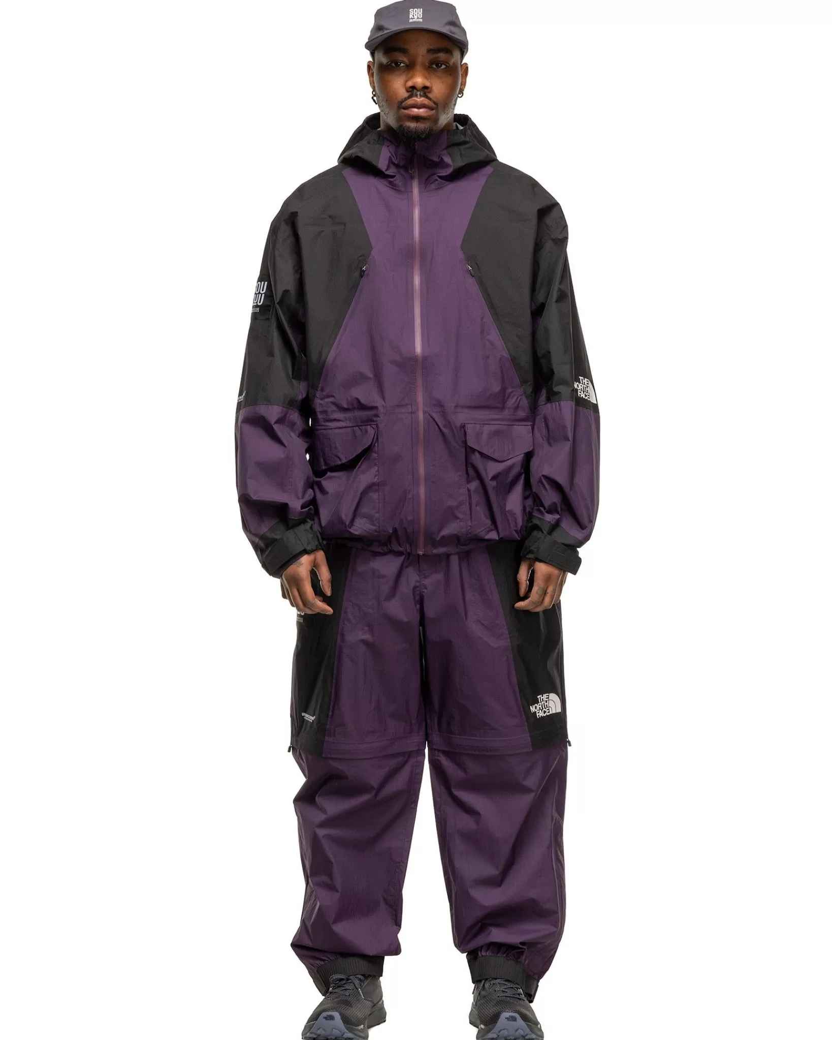 X Undercover Soukuu Hike Convertible Shell Pant Purple Pennant*The North Face Cheap