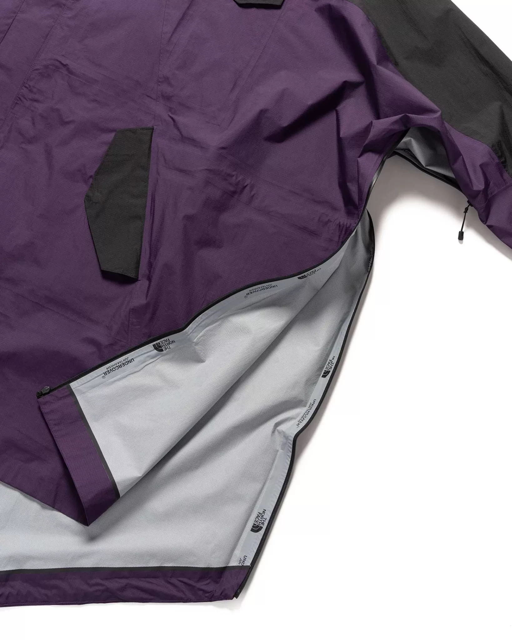 X Undercover Soukuu Hike Packable Fishtail Shell Parka Purple Pennant*The North Face Clearance