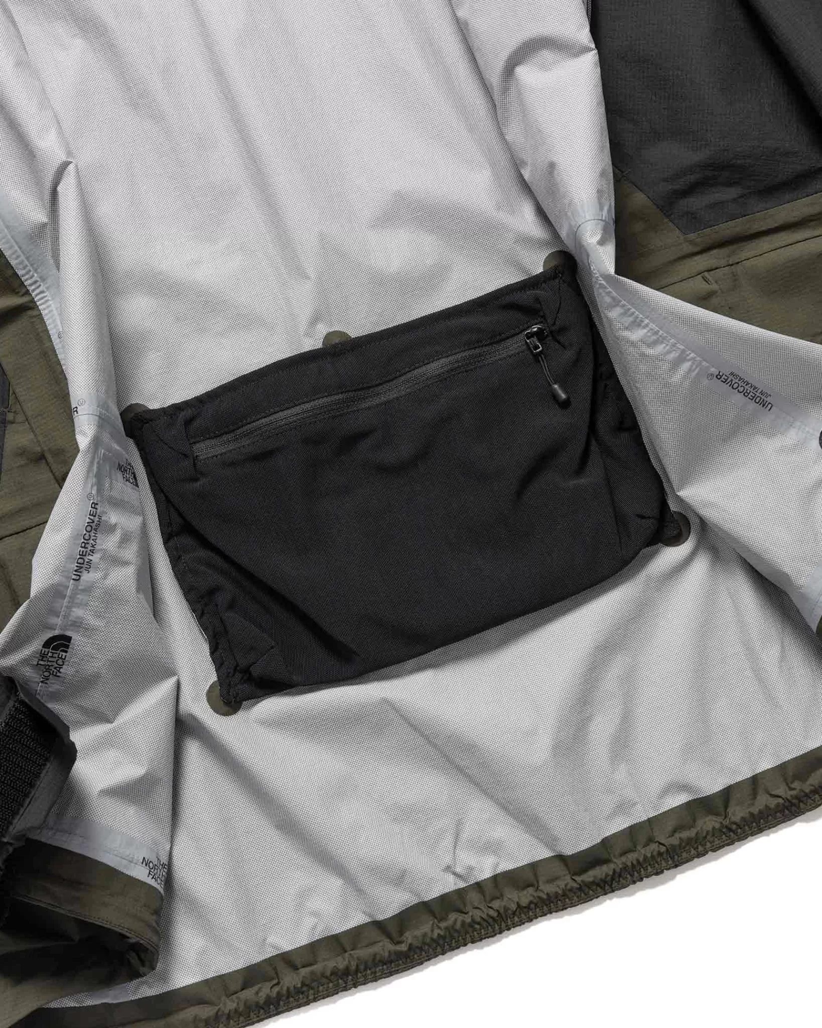 X Undercover Soukuu Hike Packable Mountain Light Shell Jacket Forest Green*The North Face Discount