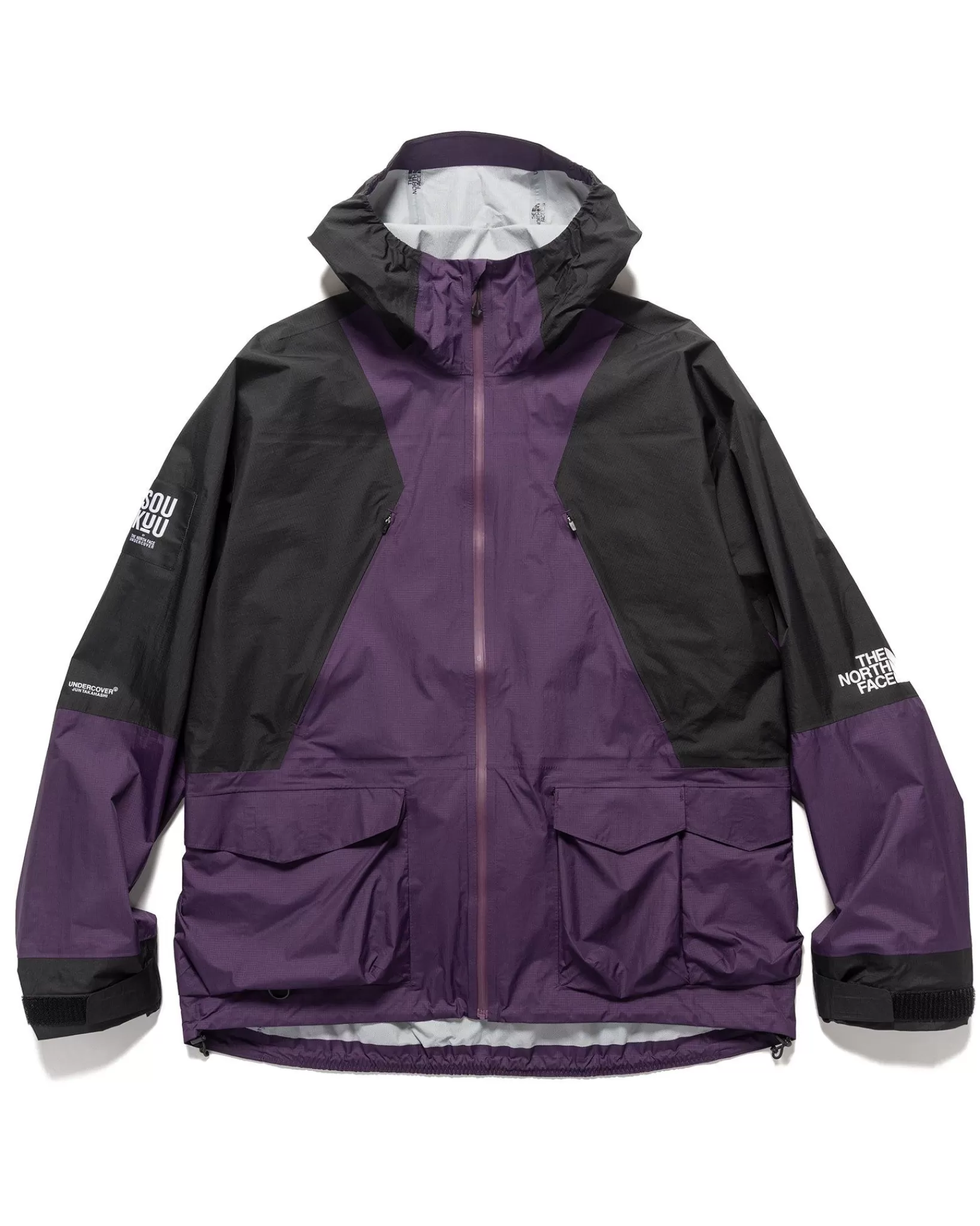 X Undercover Soukuu Hike Packable Mountain Light Shell Jacket Purple Pennant*The North Face Clearance