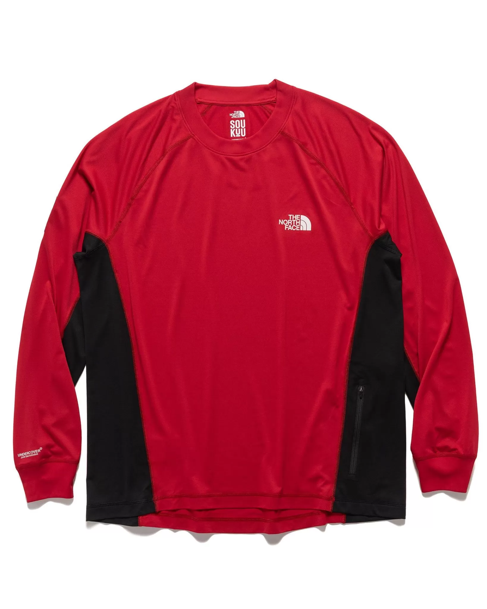 X Undercover Soukuu Trail Run L/S Tee Chili Pepper Red*The North Face Clearance