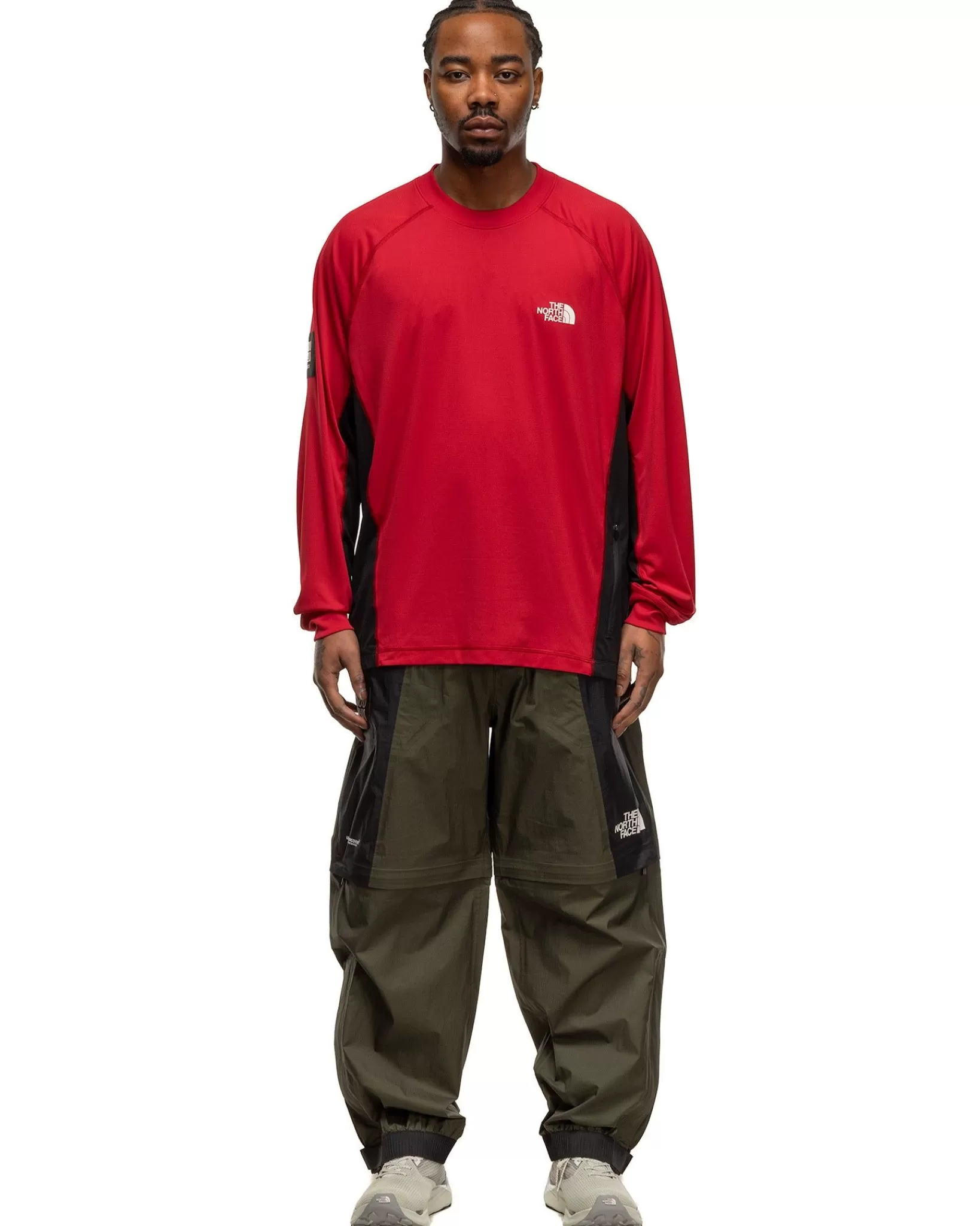 X Undercover Soukuu Trail Run L/S Tee Chili Pepper Red*The North Face Clearance