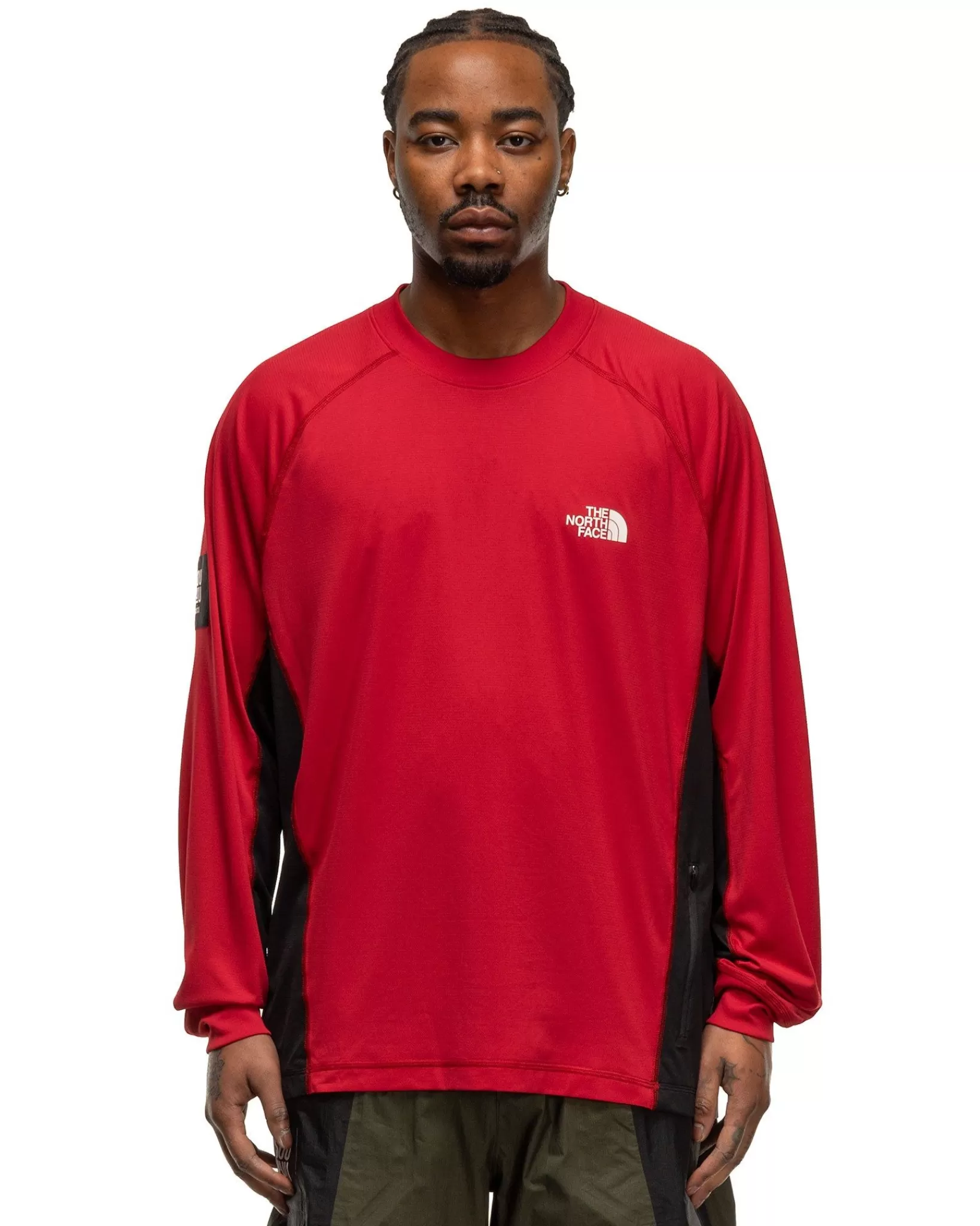 X Undercover Soukuu Trail Run L/S Tee Chili Pepper Red*The North Face Clearance